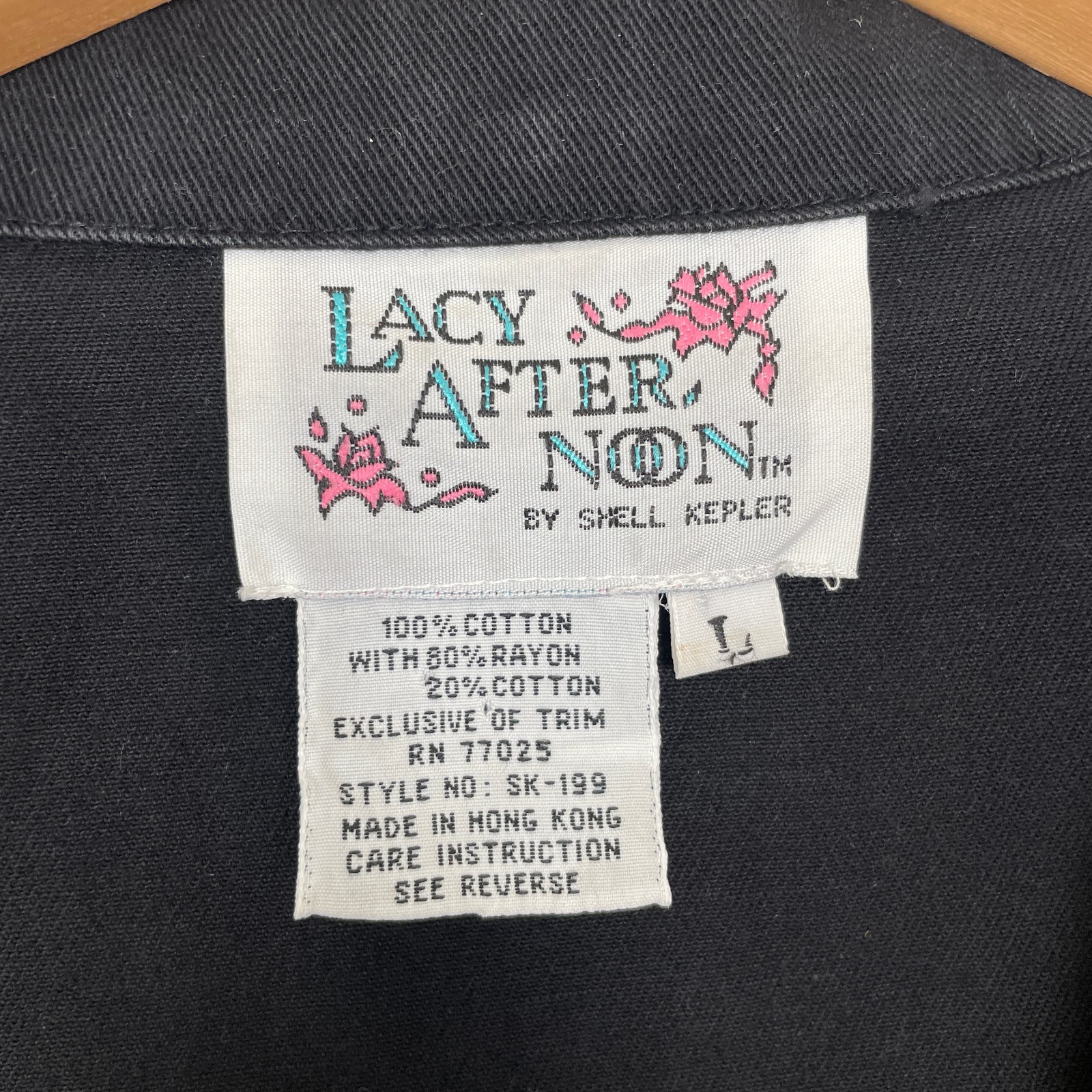 Vtg 80s 90s LACY AFTERNOON Jacket Mary Engelbreit Style Embellished Cottagecore