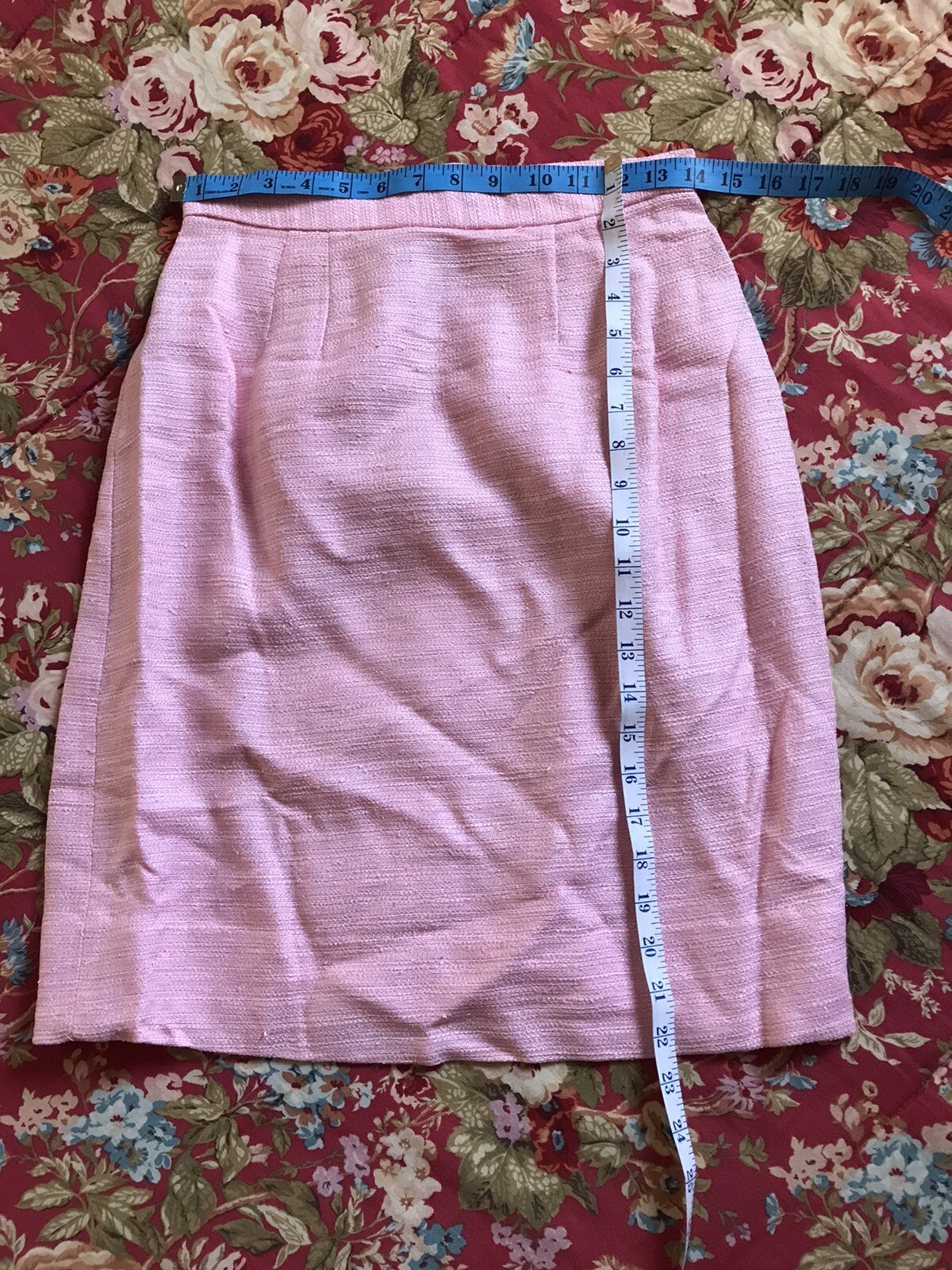Sa’Bett of California Women’s Vintage 60’s Pink Coat Jacket Skirt Suit Size XS/S