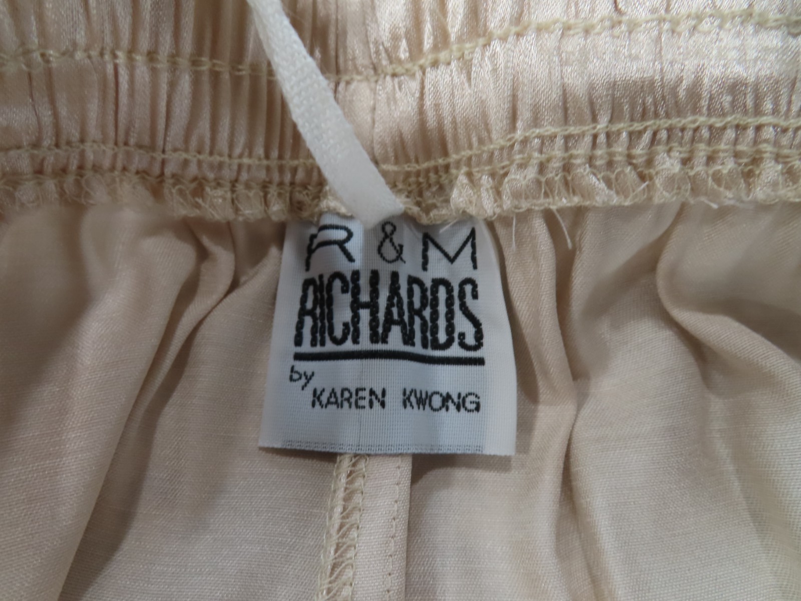 NOS VTG R&M Richards Karen Kwong Asian Jacket & Pant Set Silky Womens Size 20W