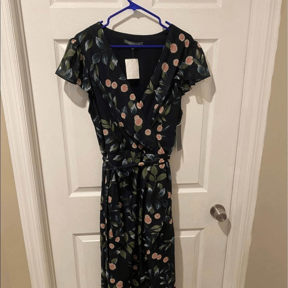 Beautiful hi-low floral dress