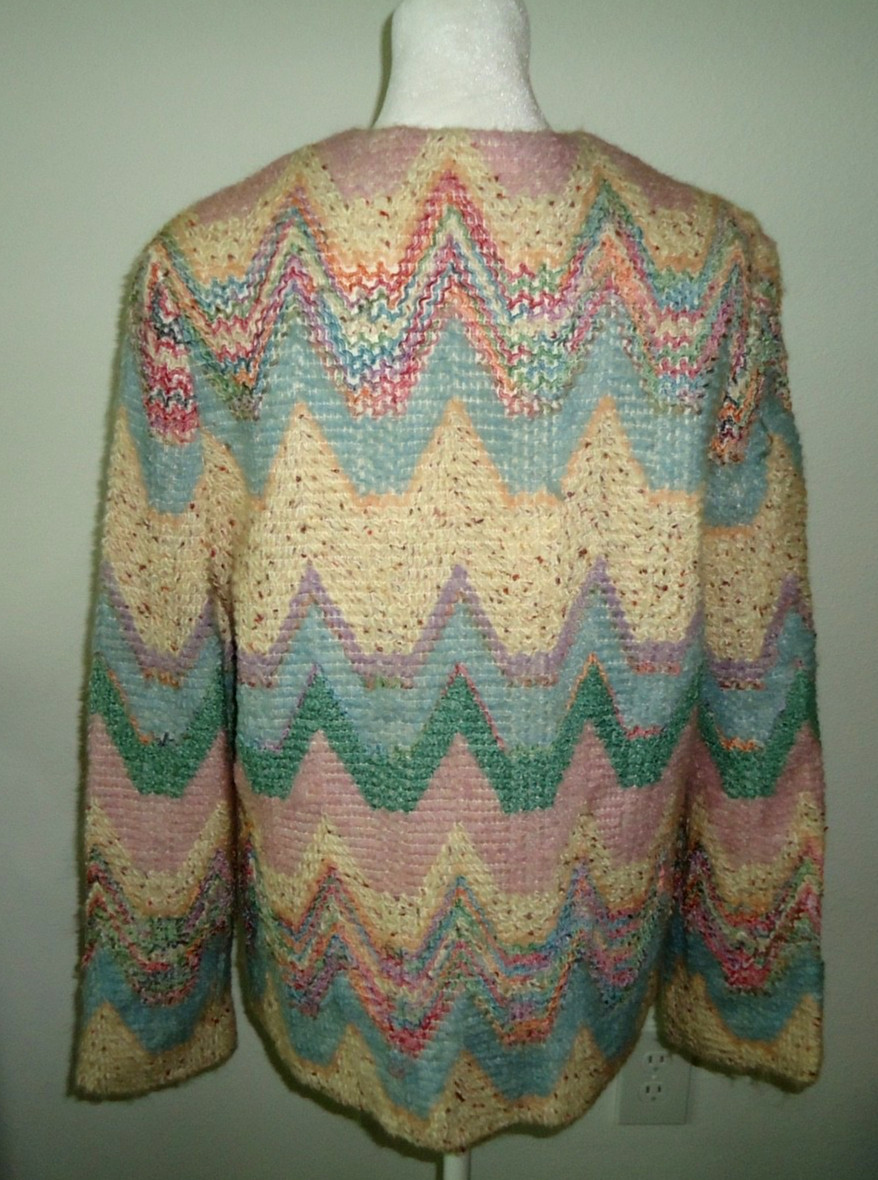 Vintage 70s Devon Women’s Blazer Rayon/Mohair Blend Size 14