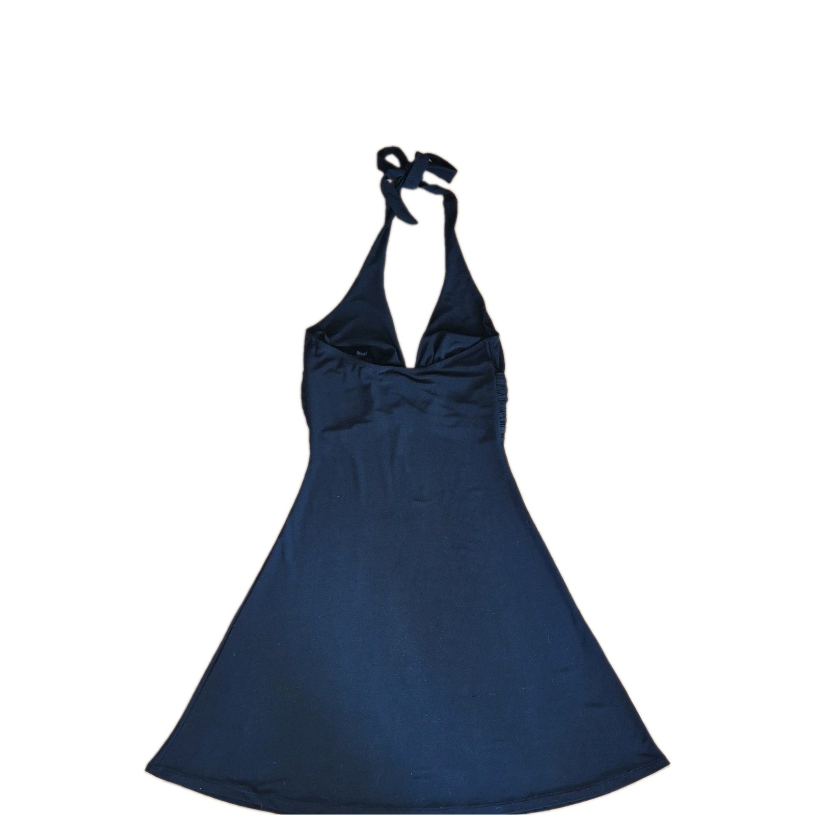Girls Only Black Halter One-Piece REAL Y2k Vintage Size S Style 75943