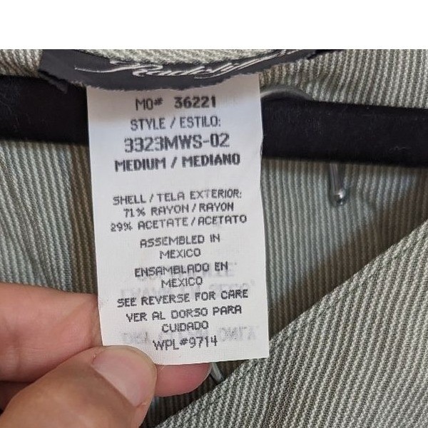 Vintage Deadstock Strped Women Blouse Pant matching set – size M NEW Rayon