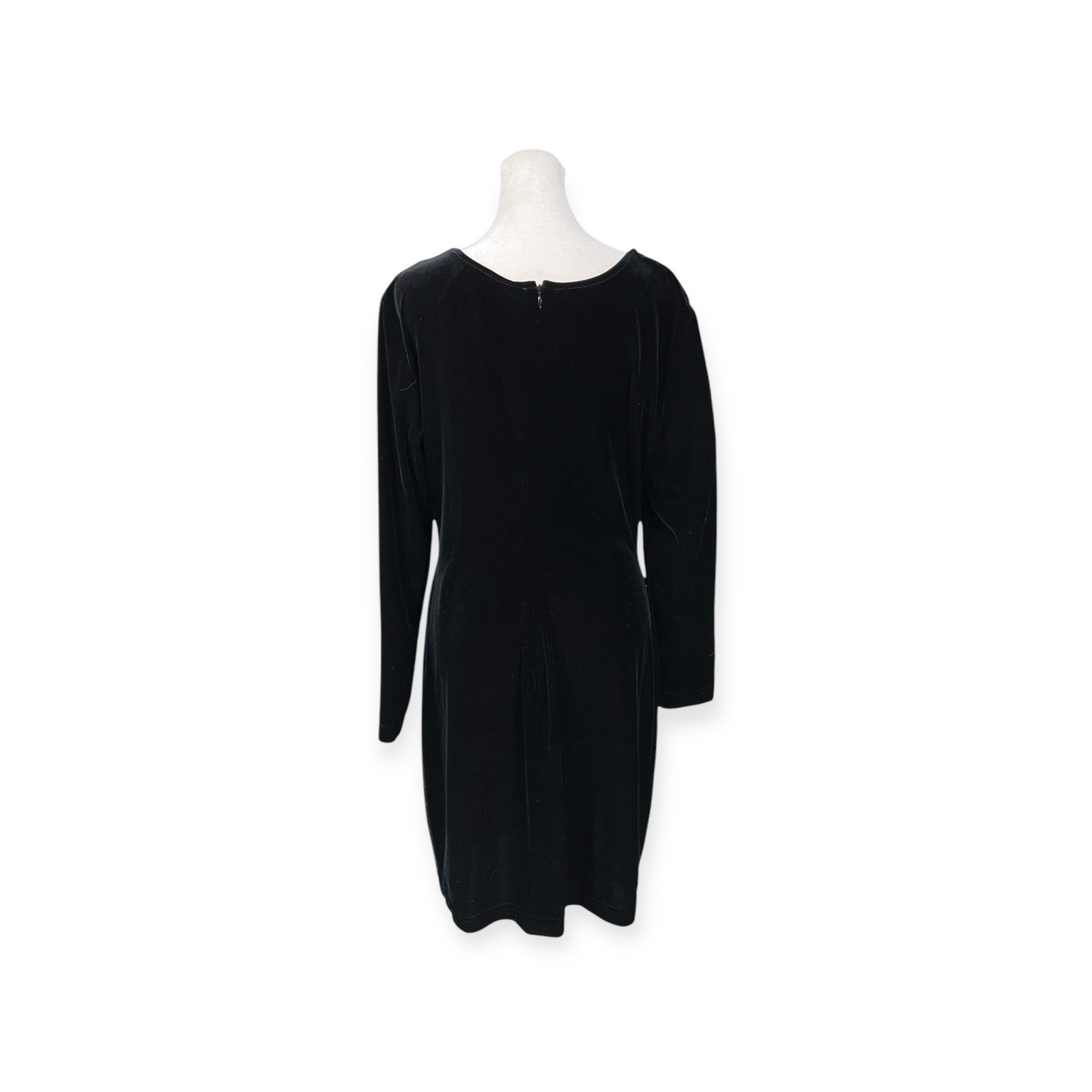 VTG 1980s VELVET LIZARD SNAKESKIN CLUB DRESS RAVE RIBKOFF NEW WAVE GOTH SEXY 10