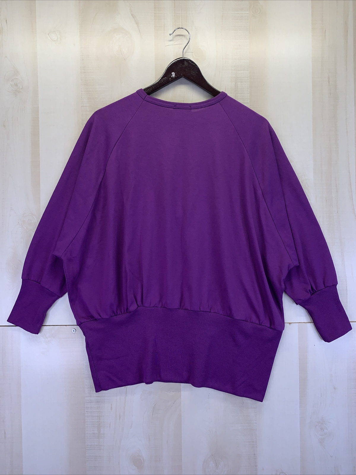 Vintage 1980-90s Moon Craft Womens 3/4 Sleeve Jewled Top One Size 6-22-#8456
