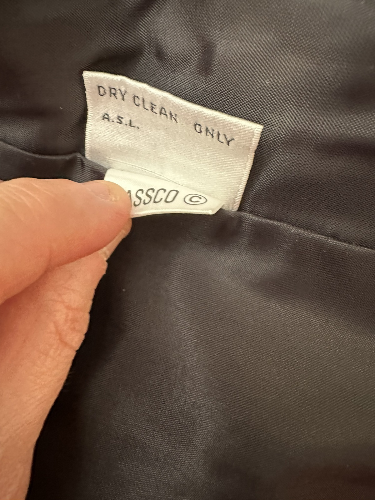 Vintage Kasper for A.S.L. 100%Silk Striped Teal & Black Dress with Matching Coat