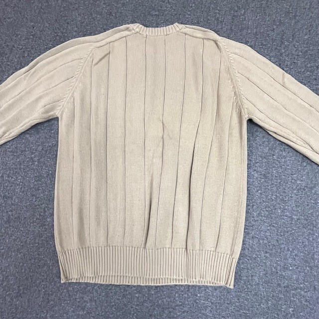 Jordache Sweater Womens? Size Large Cable Knit Long Sleeve Pullover Tan