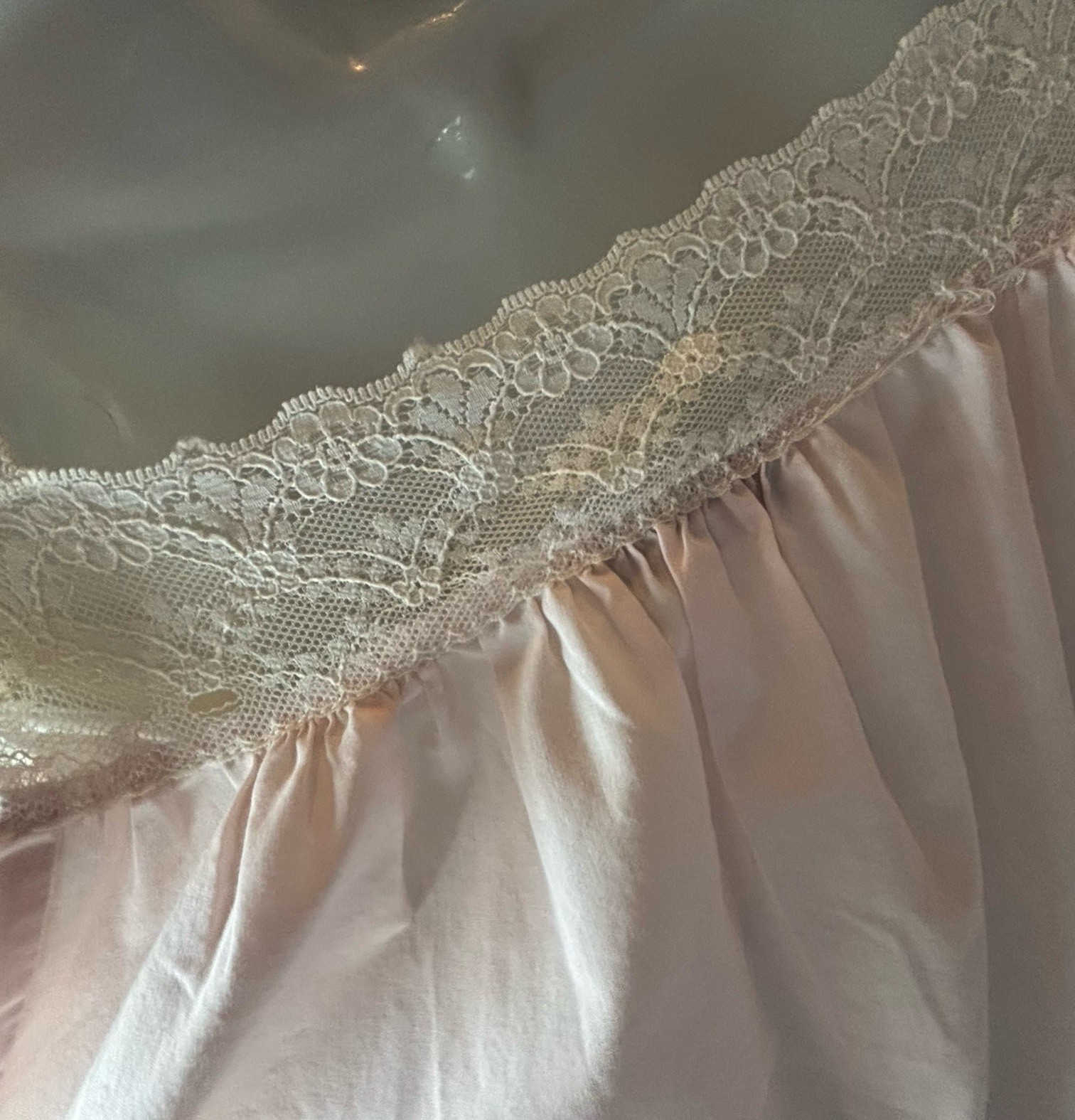 Vintage Christian Dior 1960’s Nightgown in pink Size L Rare
