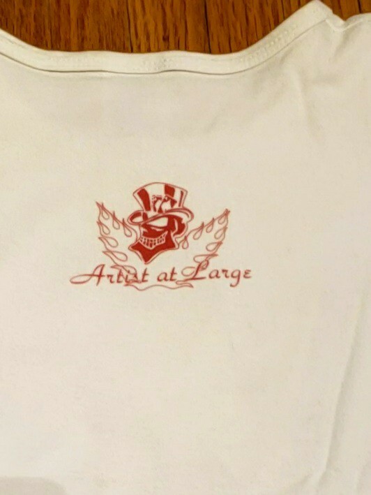 Vintage babydoll tee Lat Sportswear Size L Artist At Large