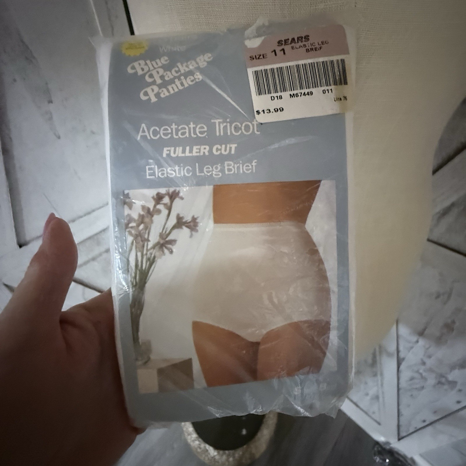 Vintage Granny Underwear SEARS Size 11 In Original 3 Package Acetate Tricot