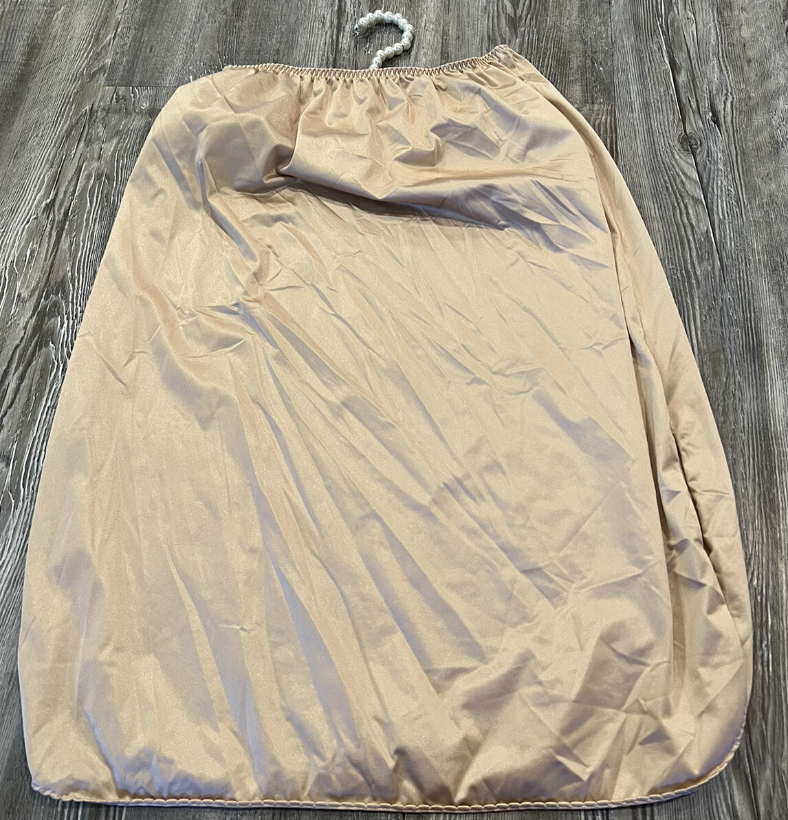 Vanity Fair Women’s Nude Nylon Elastic Waist Walking Slits Half Slip 28” XL 44