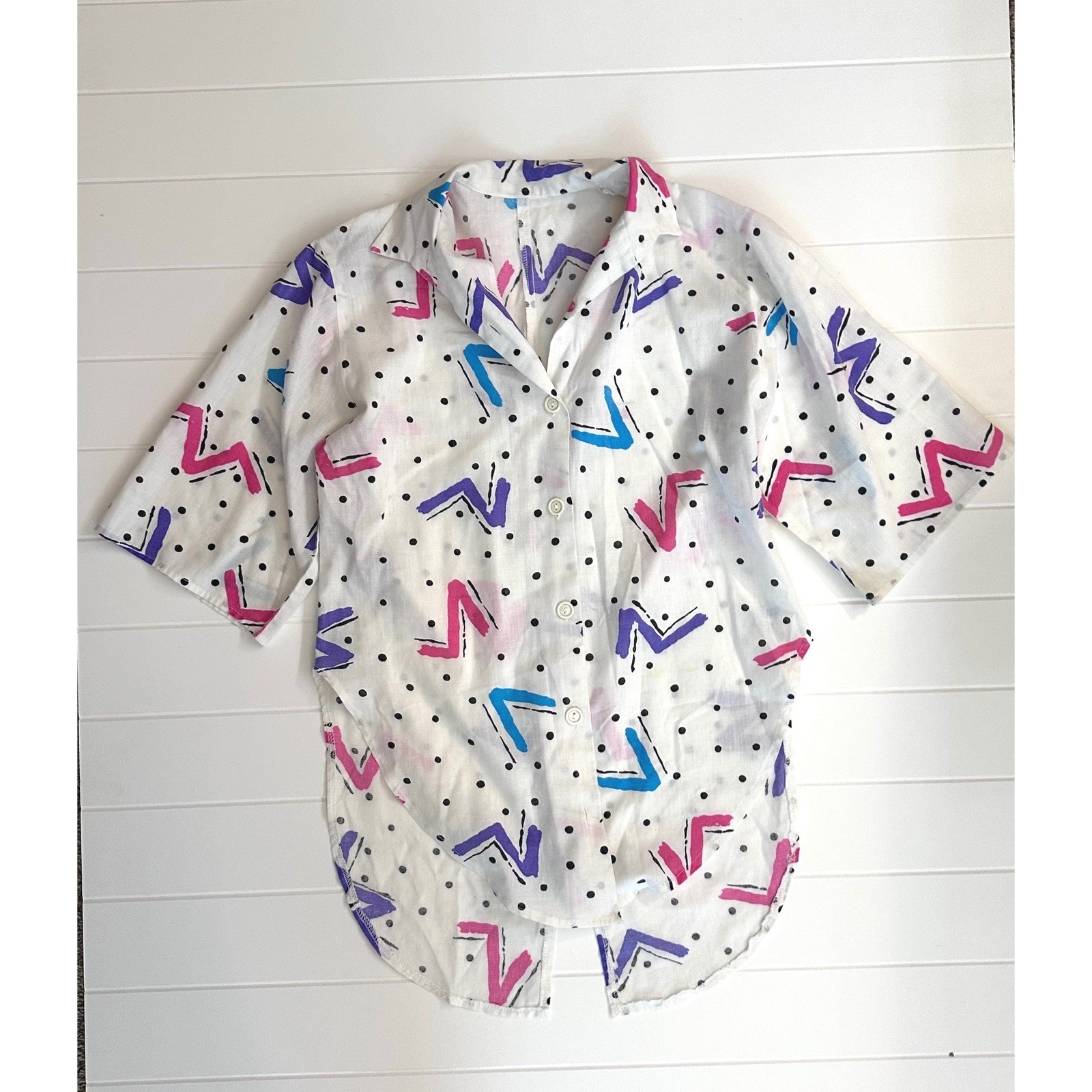 80s Workout Costume Top Retro Fitness Costume Barbiecore Memphis Print 1980s