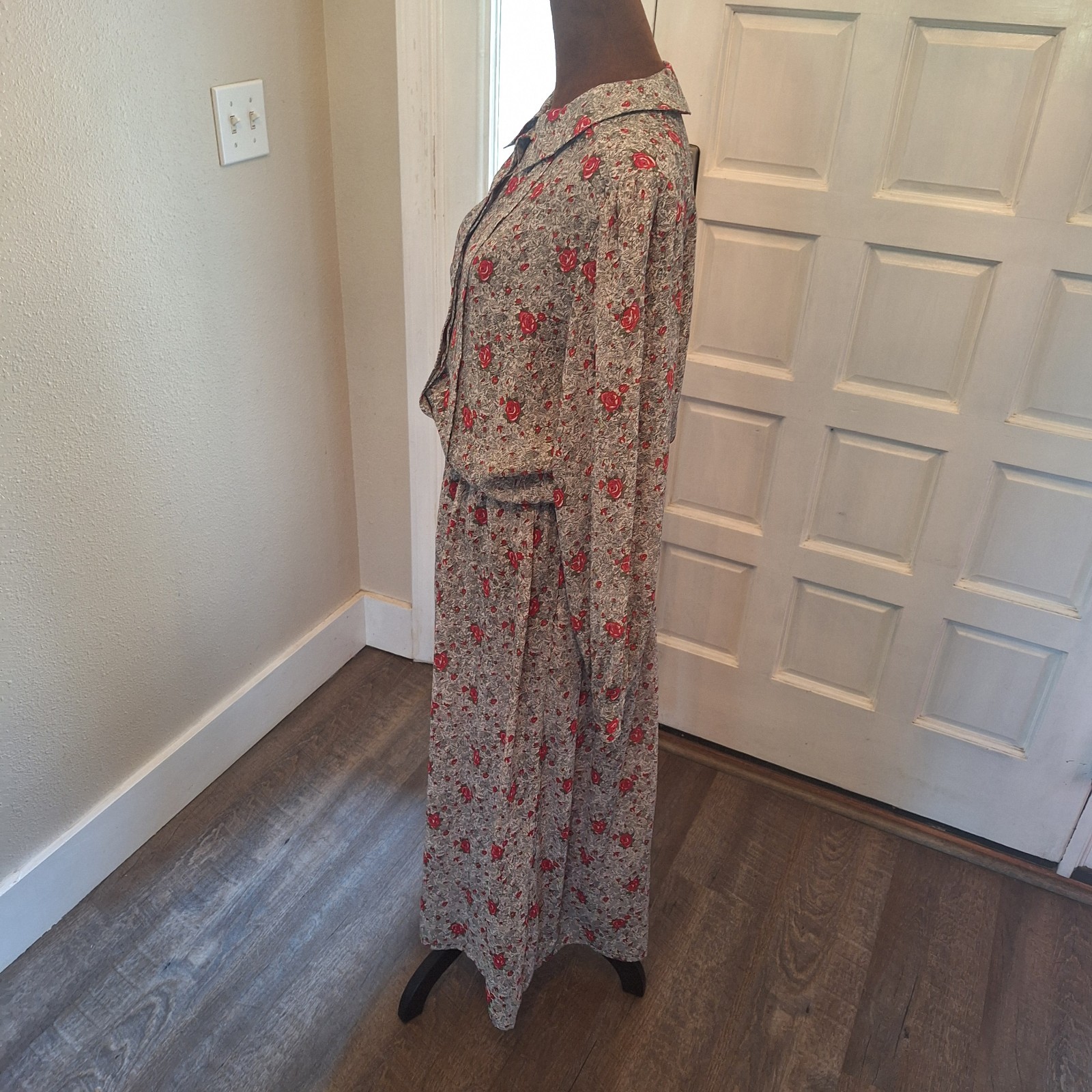 Vtg 80s Compositions Maxi Skirt Set, Sz 12