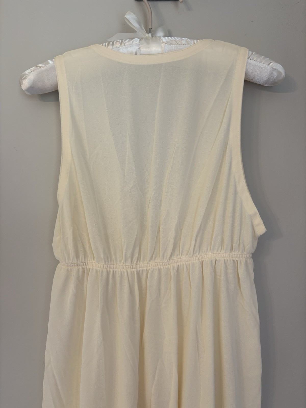 Vtg Scott Barrie BARAD 60s 70s Nightgown MCM L Large RARE Gown Plunging V Neck