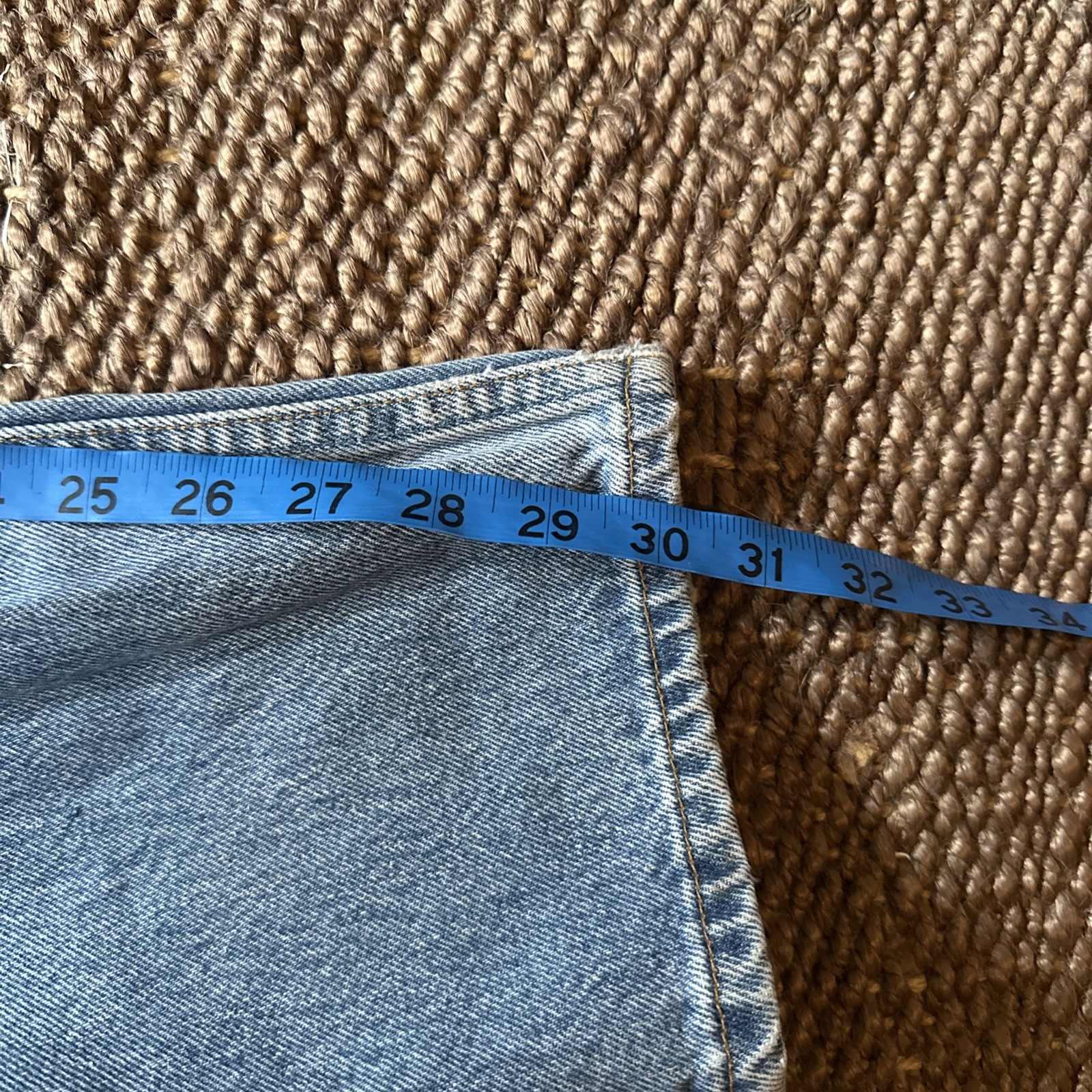 Vtg W’s 80s Levis 501 Jean 32×32 (30×29) Blue Made In Canada Factory 216