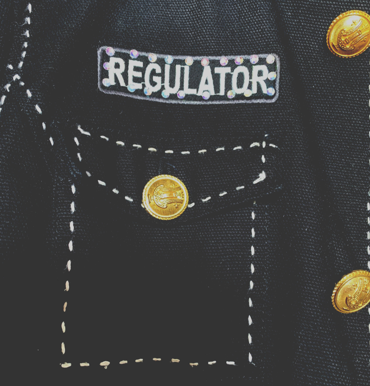 Sour n Cream Women’s Military/Police Style Black Wool Embroidered Jacket Size M.