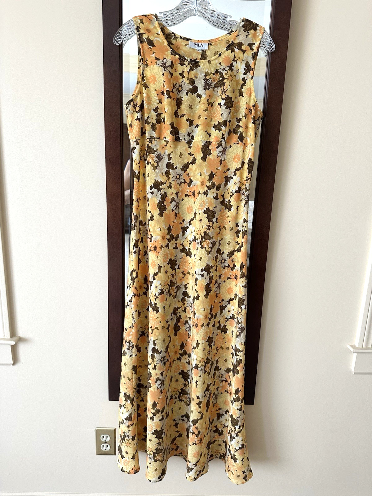 Vintage Maxi Sundress, 10/12 , Sleeveless, PJLA, Made In USA