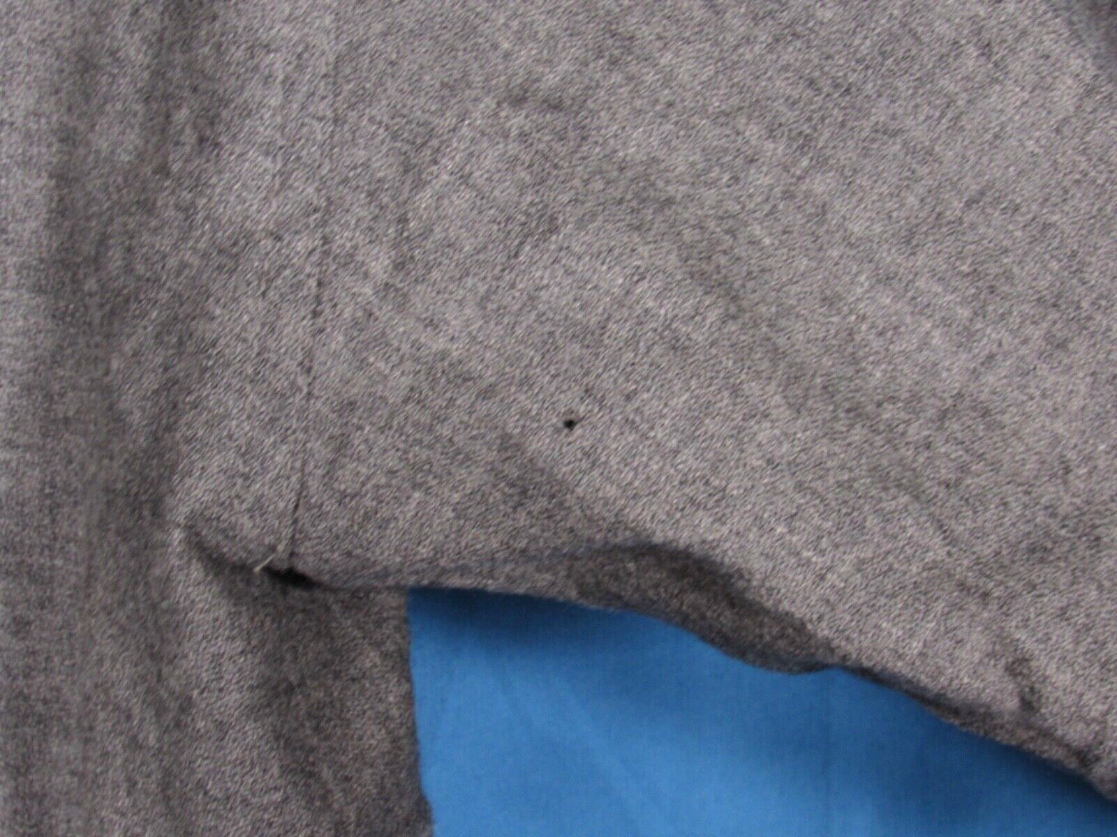 VTG LILLI ANN Heather Gray WOOL JACKET Banded Hem DRESSY BOMBER STYLE XL/1X/18