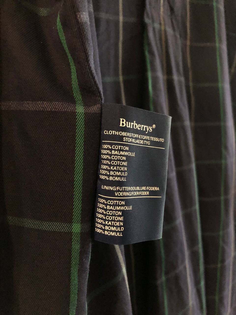 Vtg 1988 Burberrys Balmacaan Coat Emerald Green England Mens 40 Ex Long / Unisex