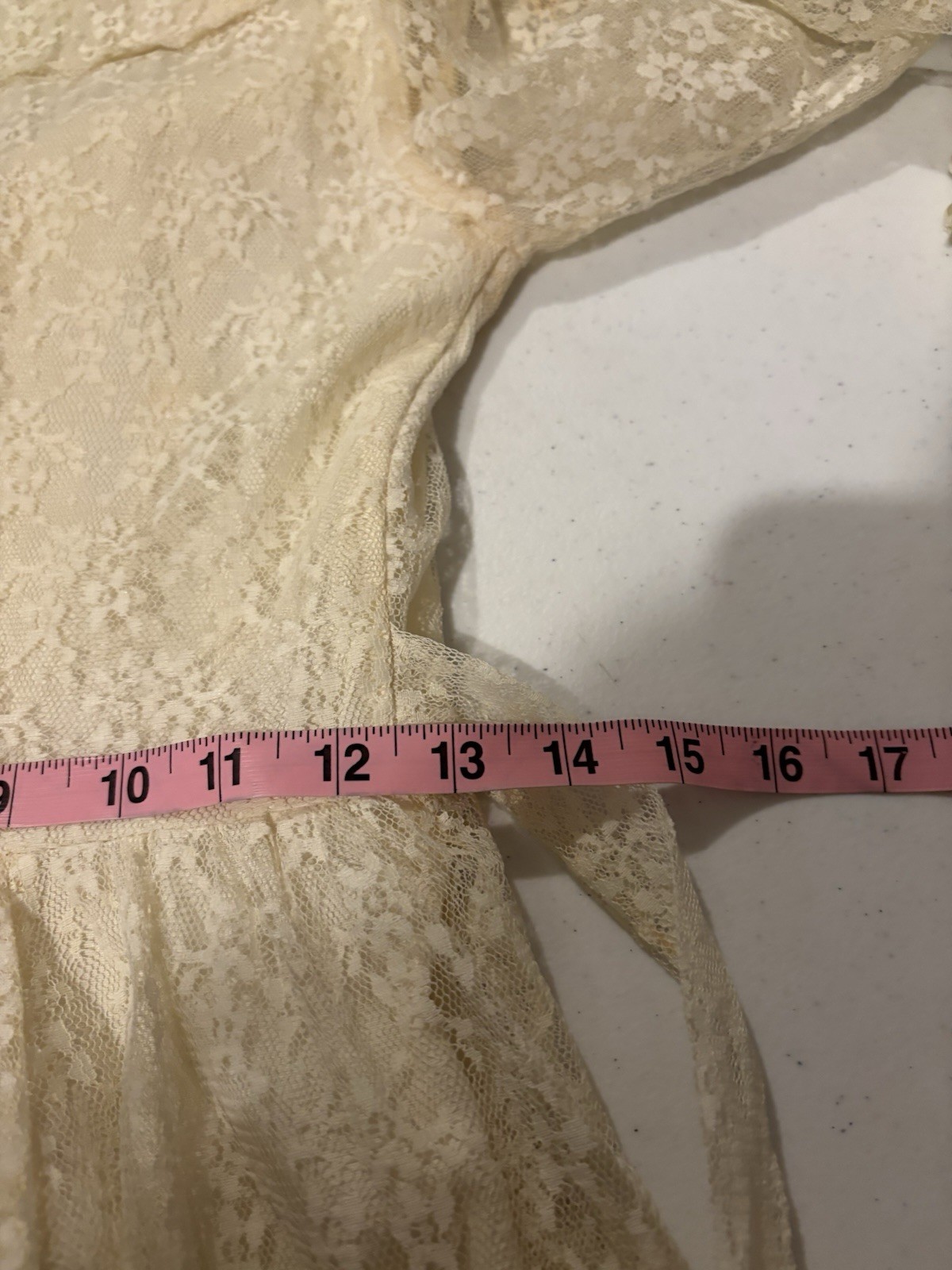 Vintage 70s Gunne Sax Romantic Renaissance Dress Bridal Maxi Cream Lace 5 Bride