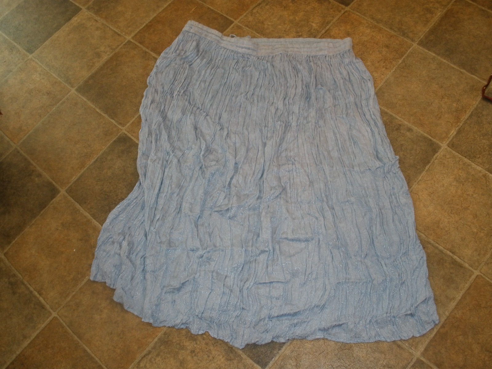 Vintage Women’s Blue Wide Skirt ANU R.N 94717 S (108B)