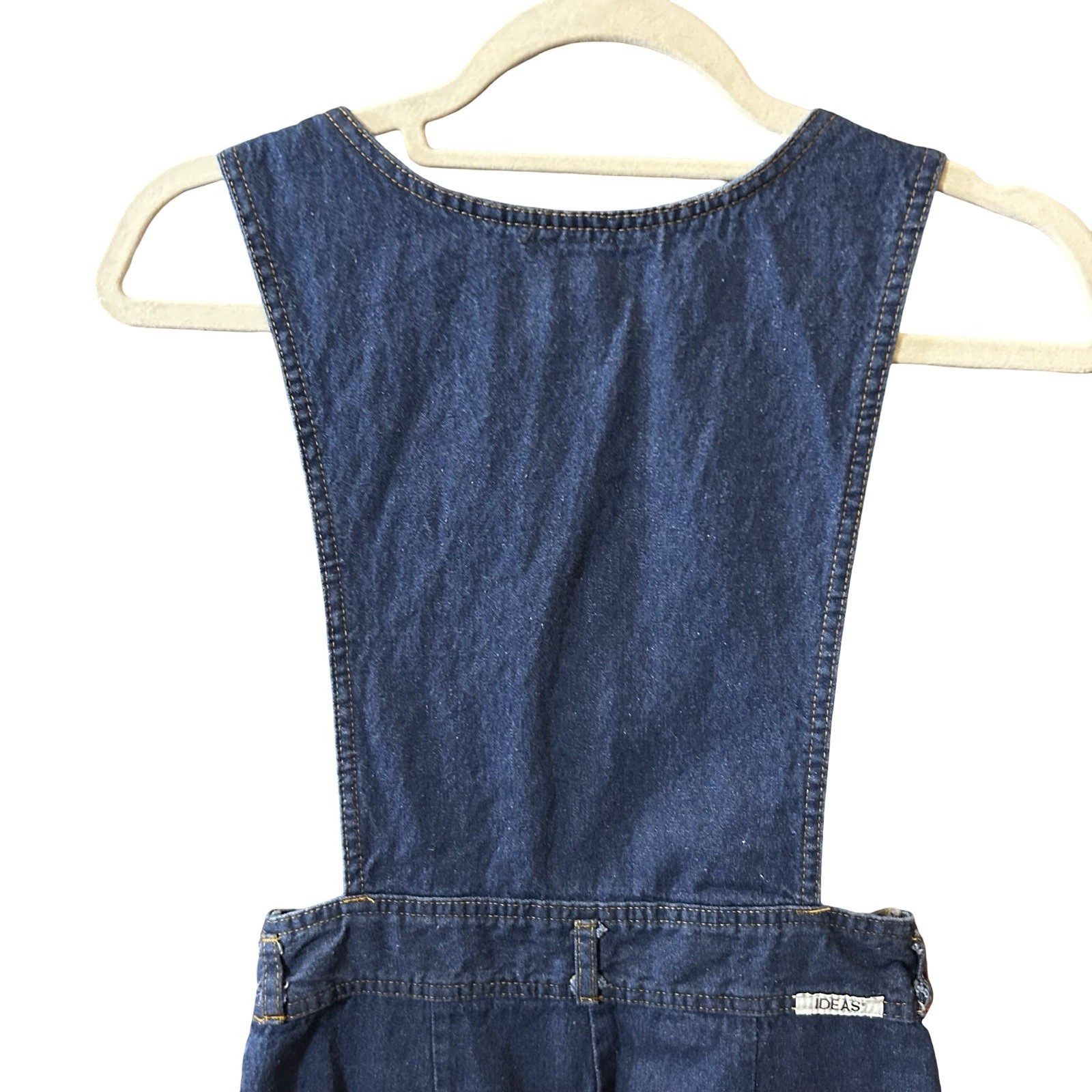 80s Ideas Vintage Denim Overalls | Boho Snap Front | USA Made