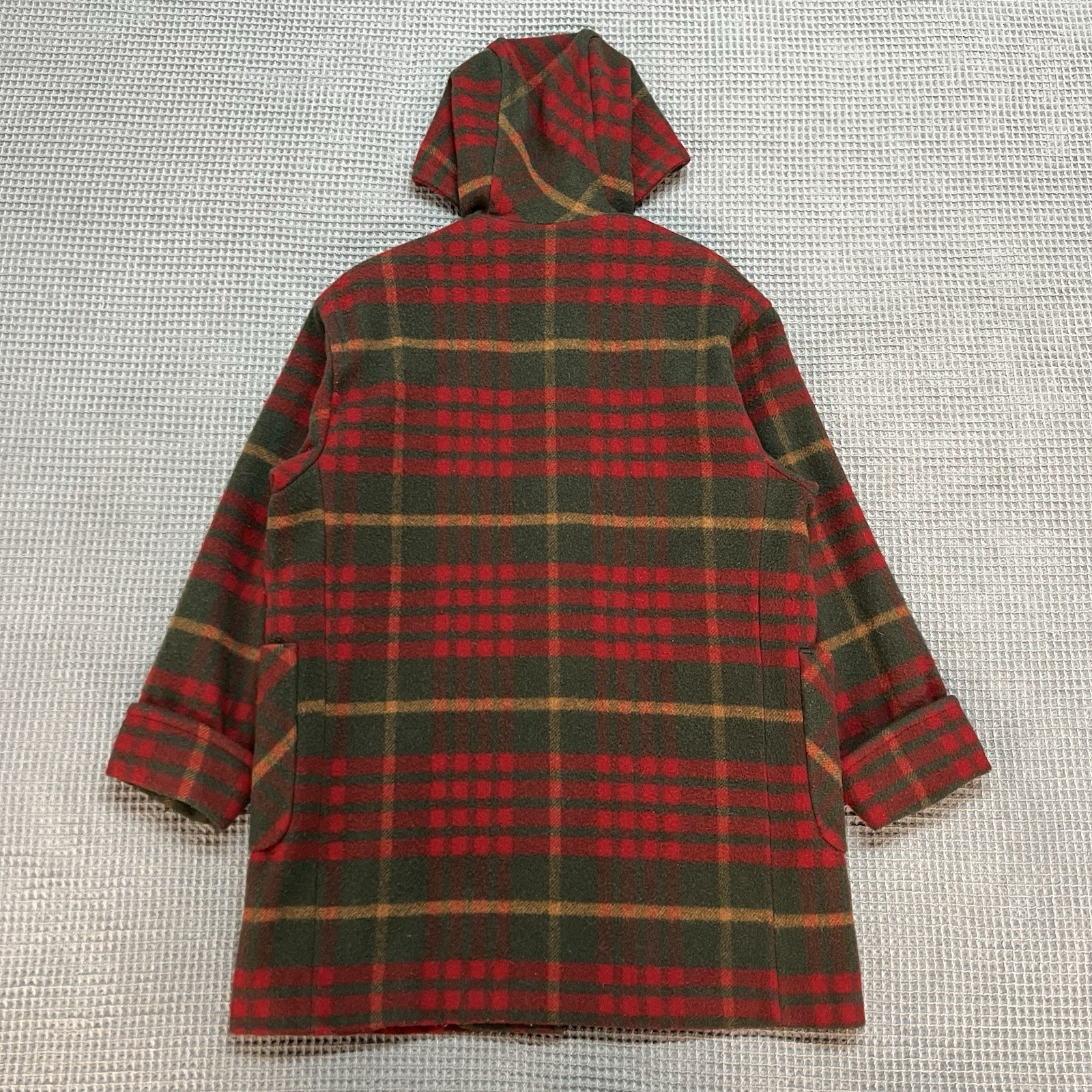 Vintage Preston & York Plaid Duffle Coat Women’s XL
