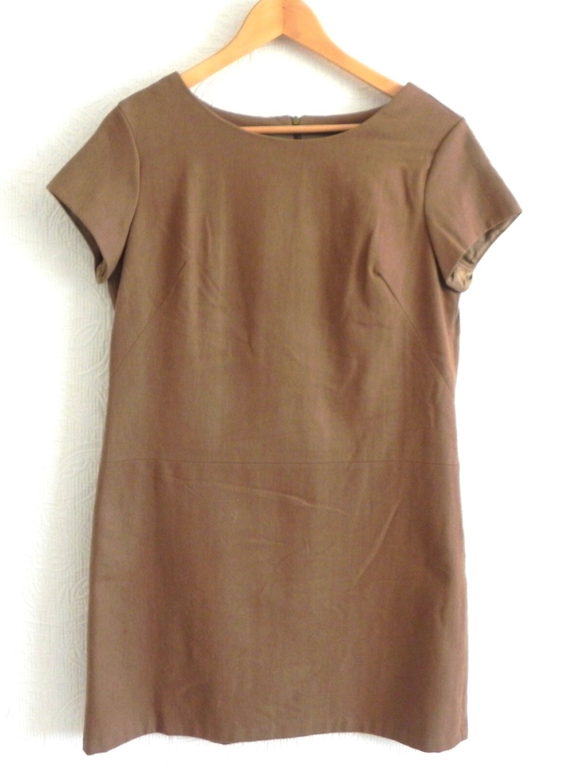 Gap Premium Classic Tailored Micro Mini Wool Blend Short Sleeve Size10(Fits8)
