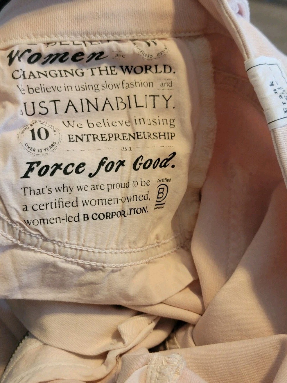 Frank & Eileen Sligo Vintage Rose Pink Raw Hem Jeans Womens 28 Straight Stretch
