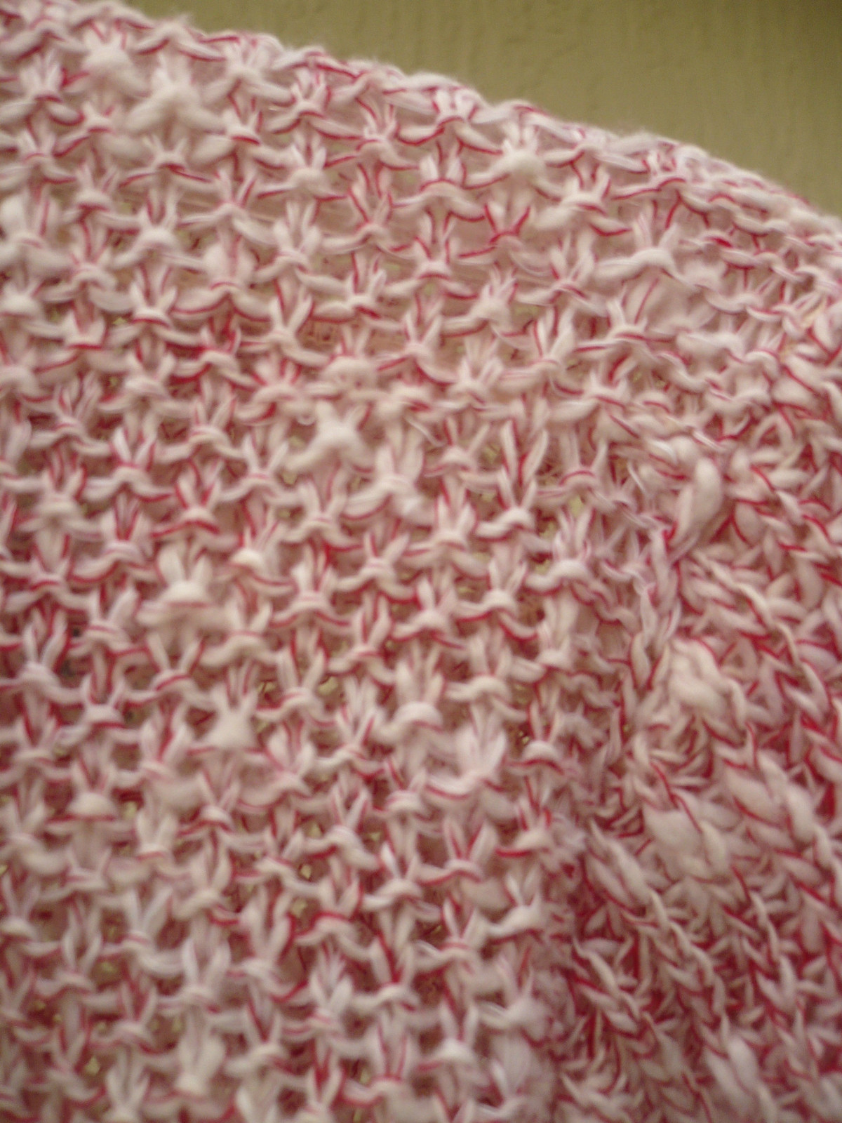 VTG 70S USA WOMEN MONTGOMERY WARD M NUBBY DISCO PINK WOVEN ZIP SS SWEATER UNISEX