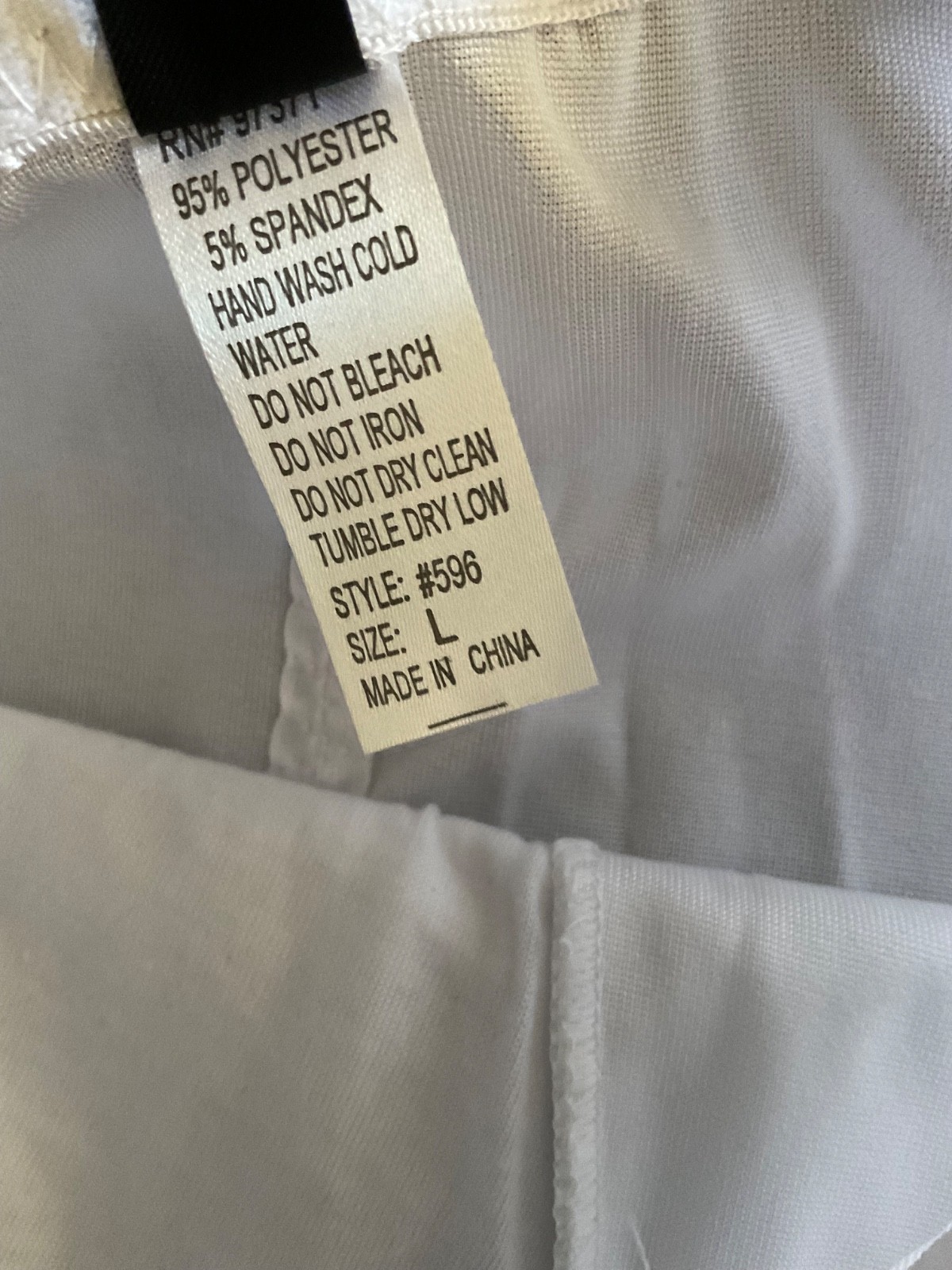 Donna Loren Pantie Style Girdle Silky White Satin Size Large