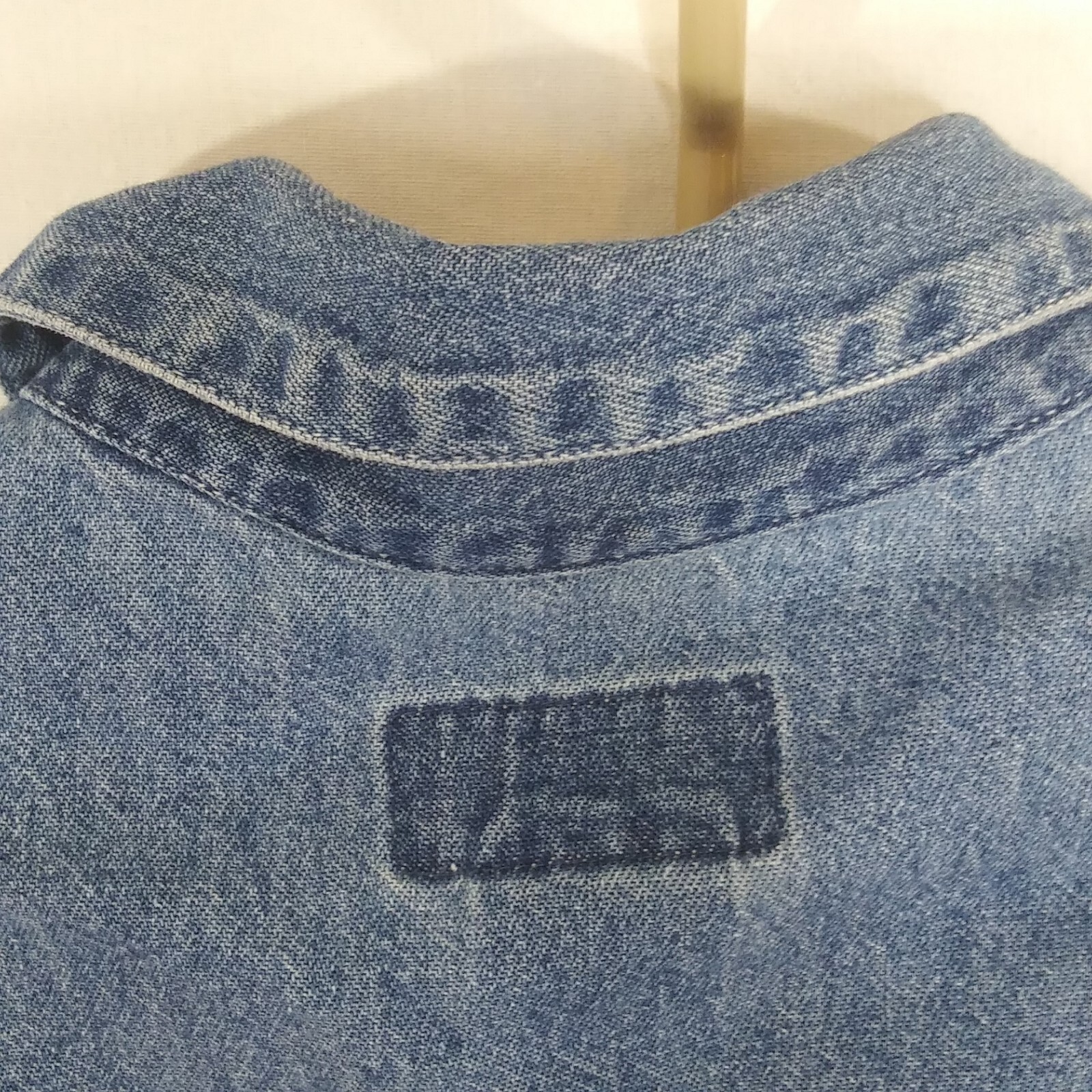 Vintage Carriage Court Sport Womens Sleeveless Denim Vest Size Medium Light Blue