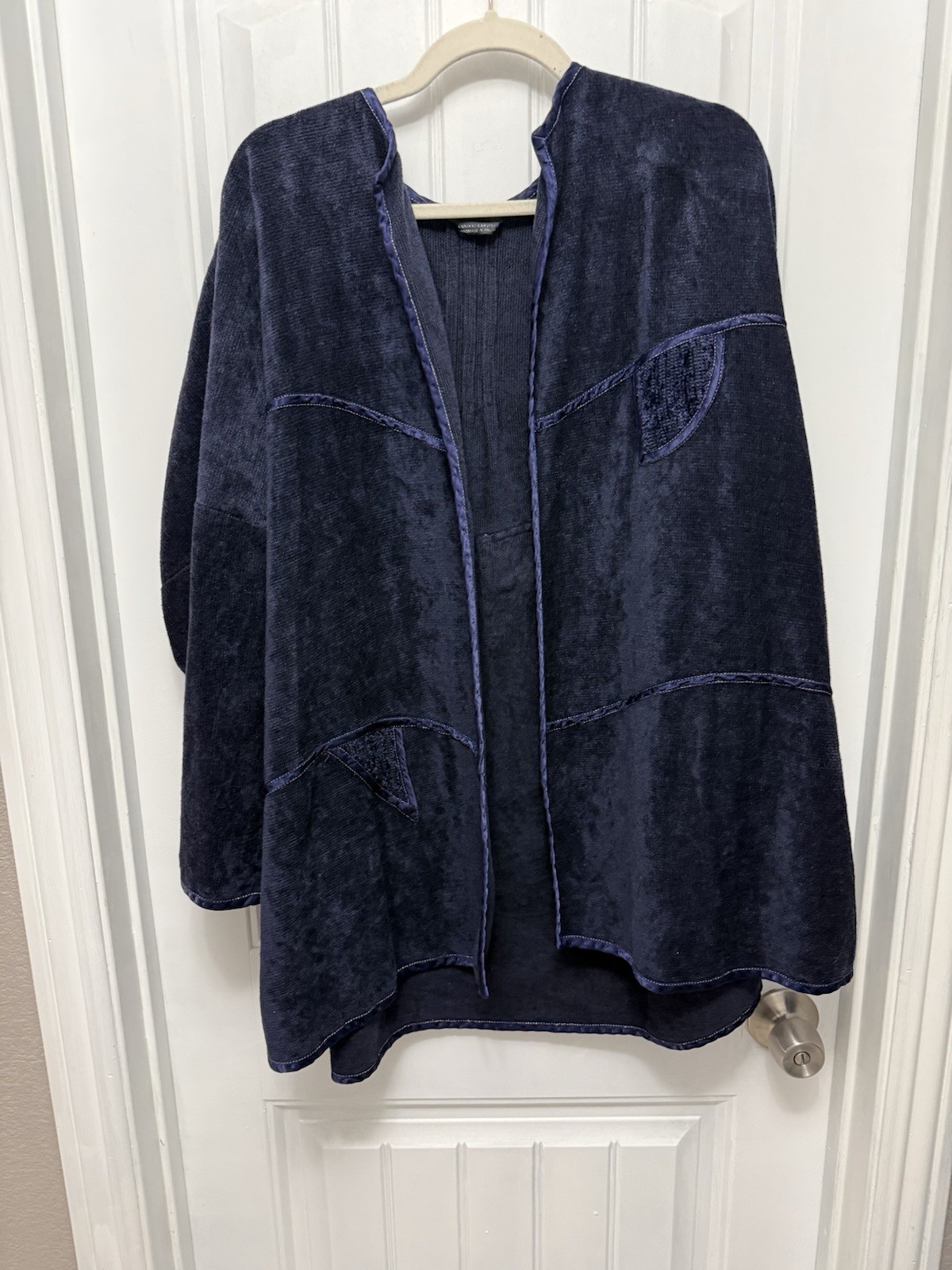 Vintage ANNIKKI KARVINEN Poppana Handmade Oversized Art Kimono Coat (49-14