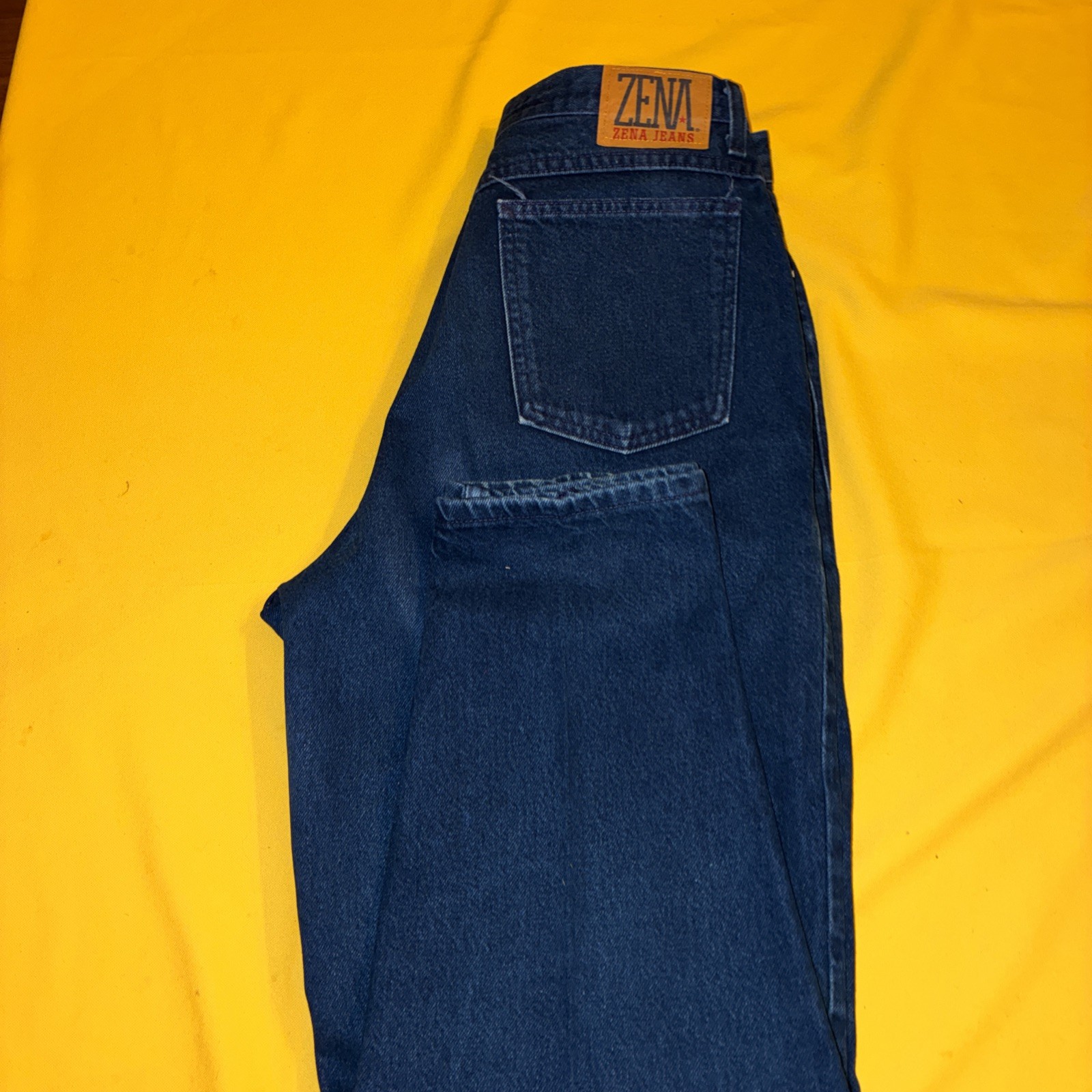 vtg zena jeans 16 missy womens blue jeans high rise