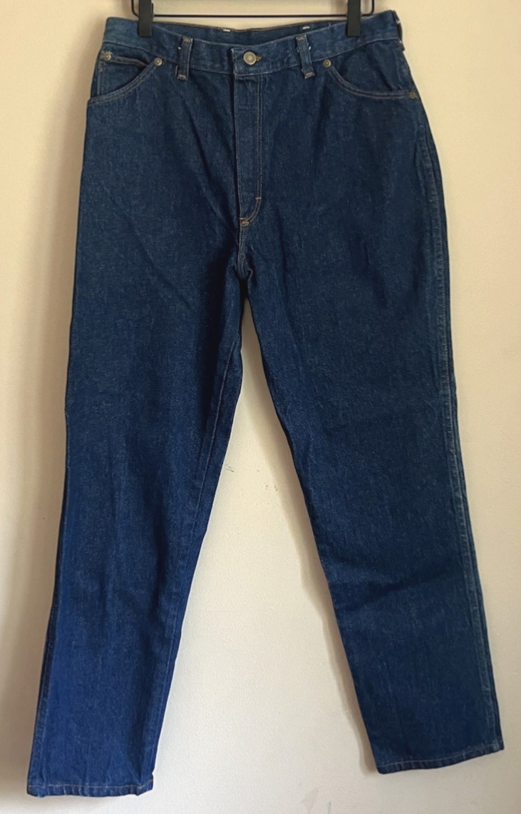 Wrangler Jeans Vintage Womens USA High Rise Western Petites 16 16P Denim Waist