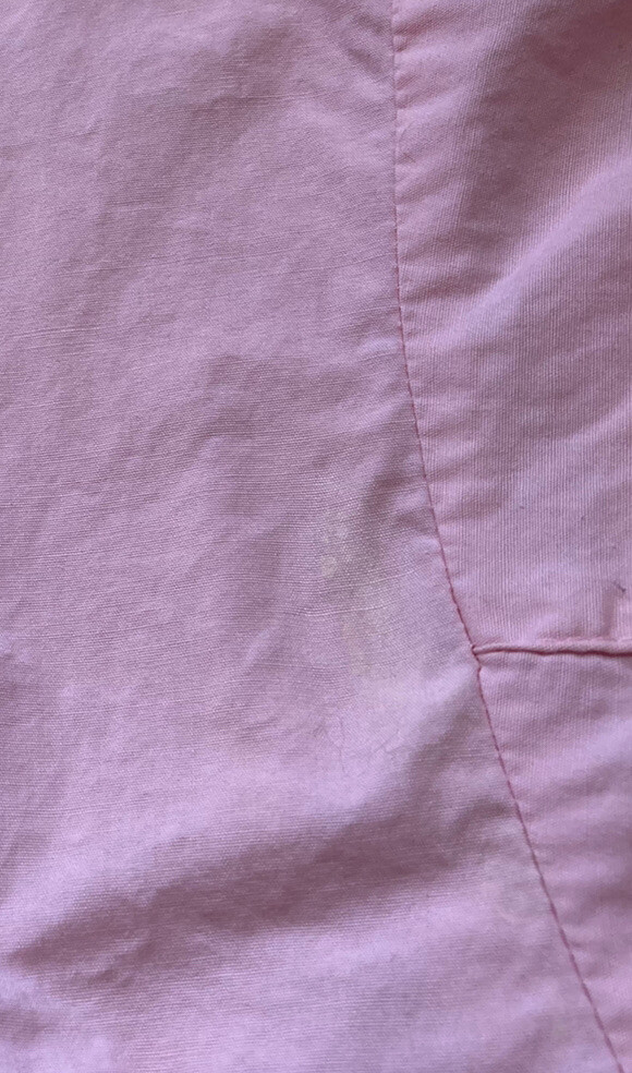 Vintage Saint Germain Paris Pink Jumpsuit Cotton Long Sleeve S/M