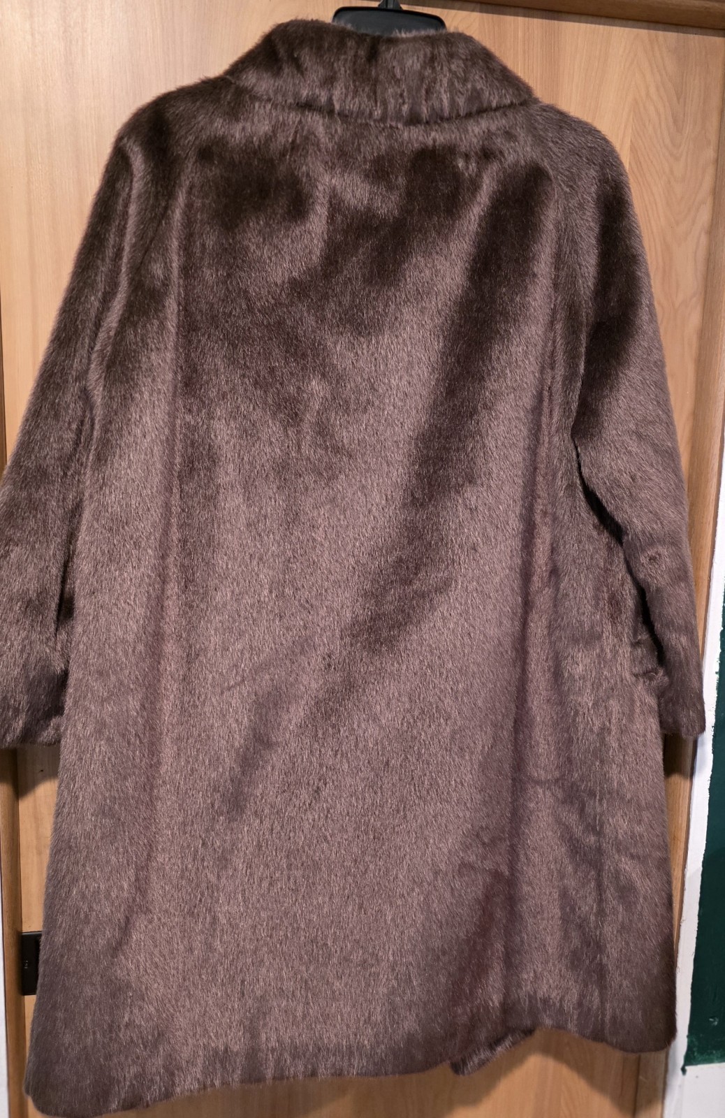 Vintage McKelvey’s Youngstown Ohio Real Fur Coat Brown Double Breasted 37” ILGWU
