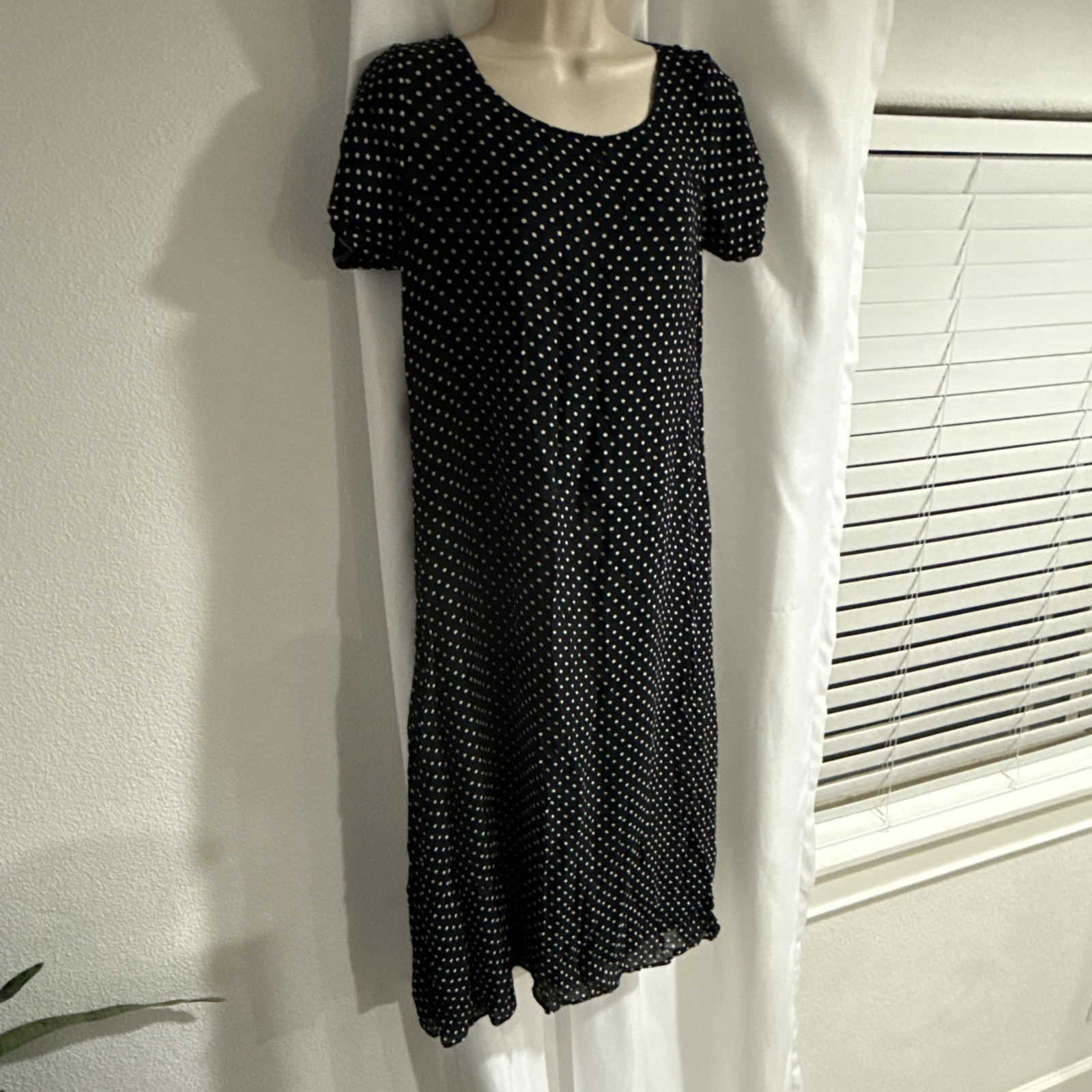 90s Sarah Arizona Reversible Dress Floral Starry Large