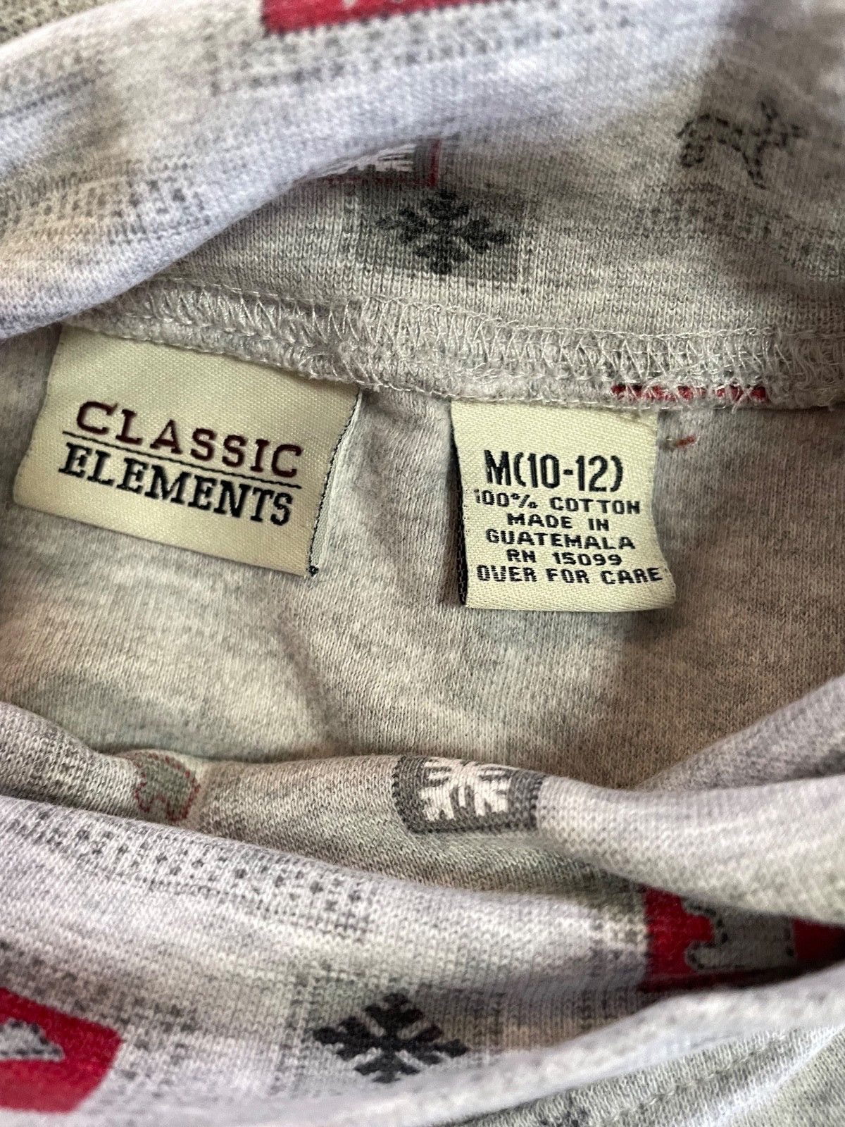 Classic Elements Vintage 90s Mock Neck Shirt Womens Medium M 10 12 Cotton Bear
