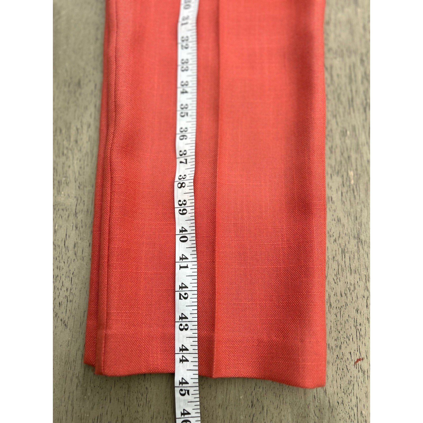 Vintage Collection Internationale Coral Pink Pleated High Waist Trousers Size 6