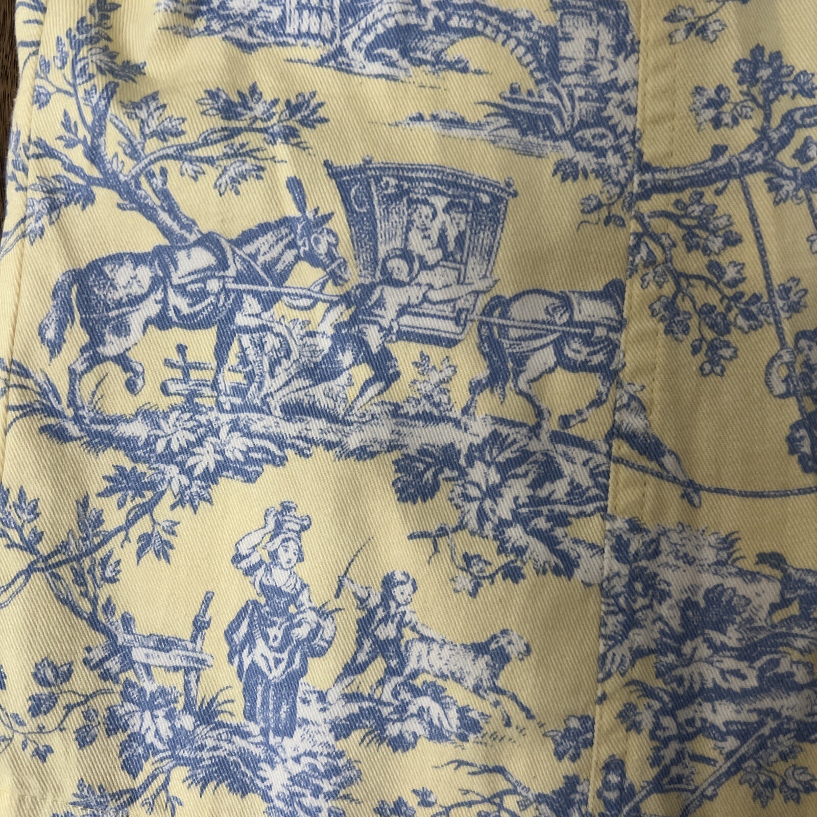 Vtg Gotcha Covered USA Womens Cowboy Novelty Print Shirt S/M Western Blazer