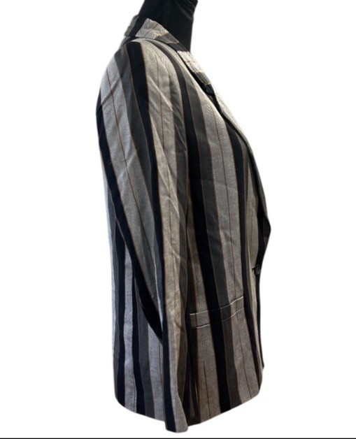 VINTAGE! 1980S STIRLING COOPER STRIPED BLAZER! EXCELLENT CONDITION! *RARE*