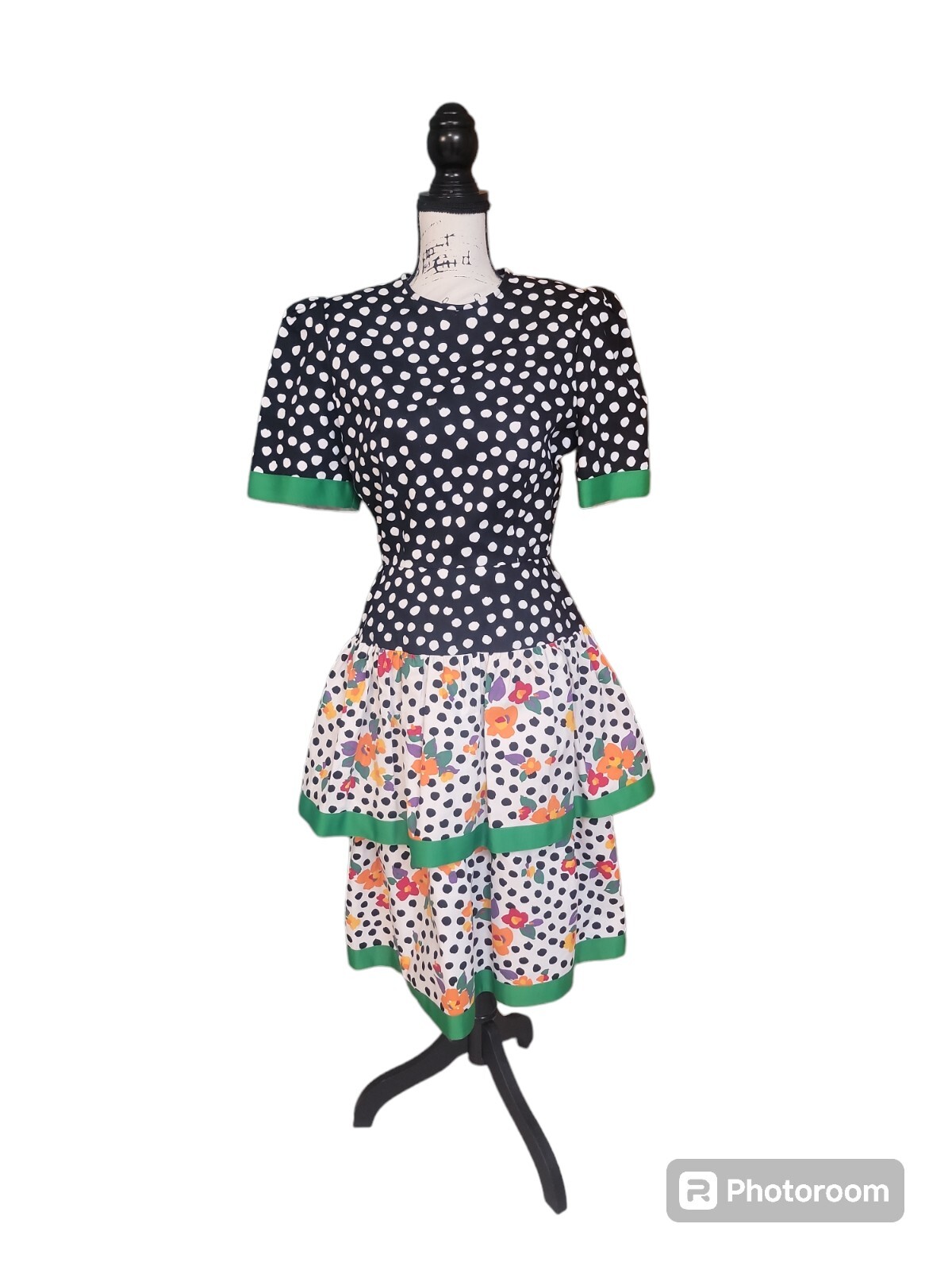 William Pearson RARE Vintage 1970’s Fairy Floral Flirty Dress Size 10