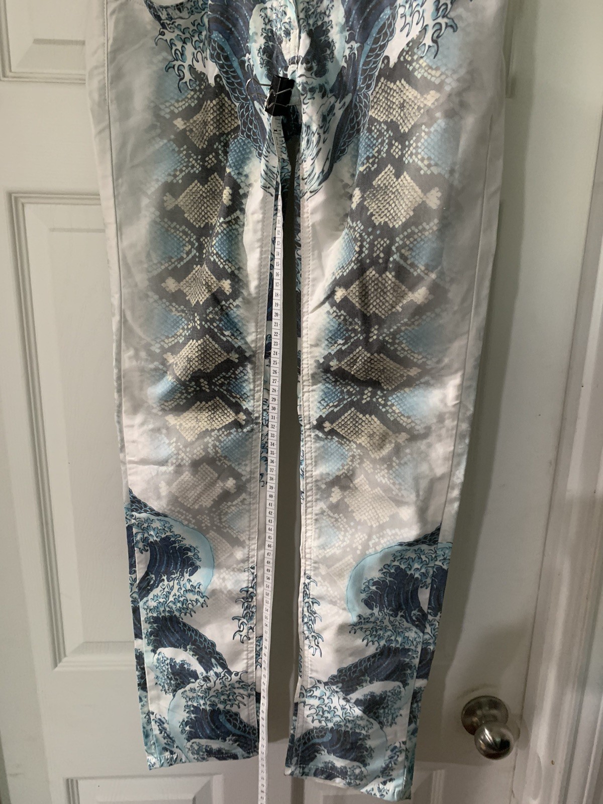 Just Cavalli Snakeskin Multicolor Womens Stretch Jeans Pants Size 29