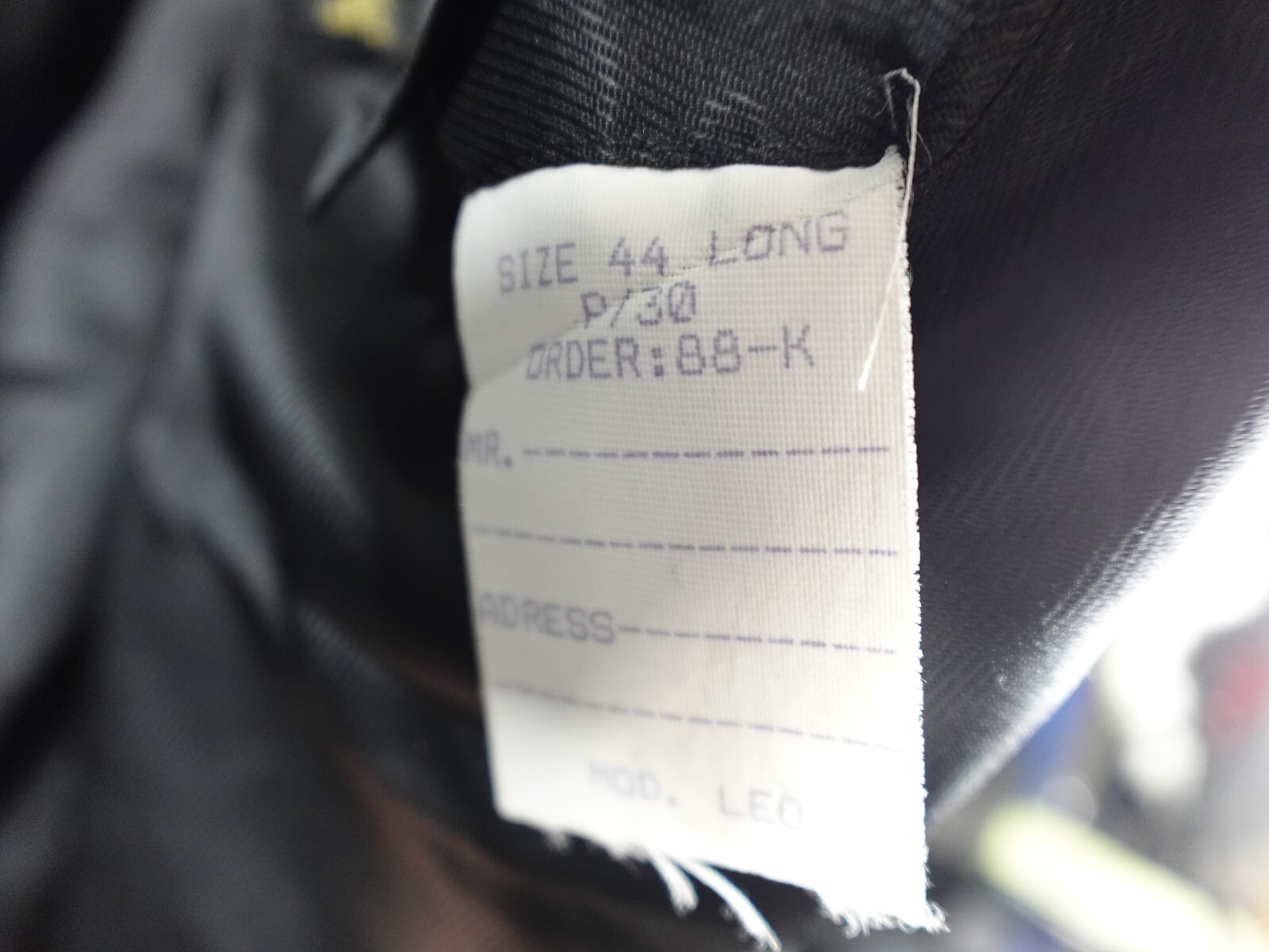 Bill Blass Black Label Meier & Frank Wool Sport Coat 44L Dark Gray