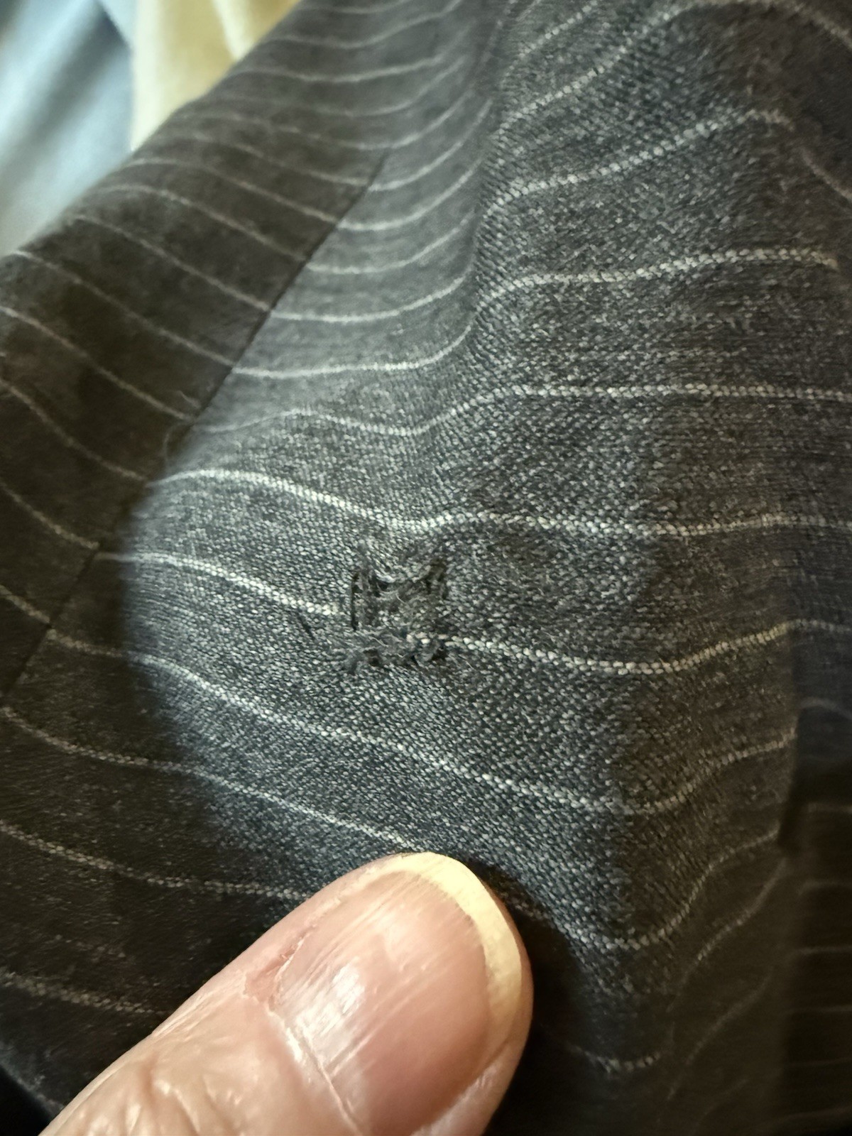 Vintage 1950s Women’s Dress Size 2 Carlye Black Grey Pinstripe