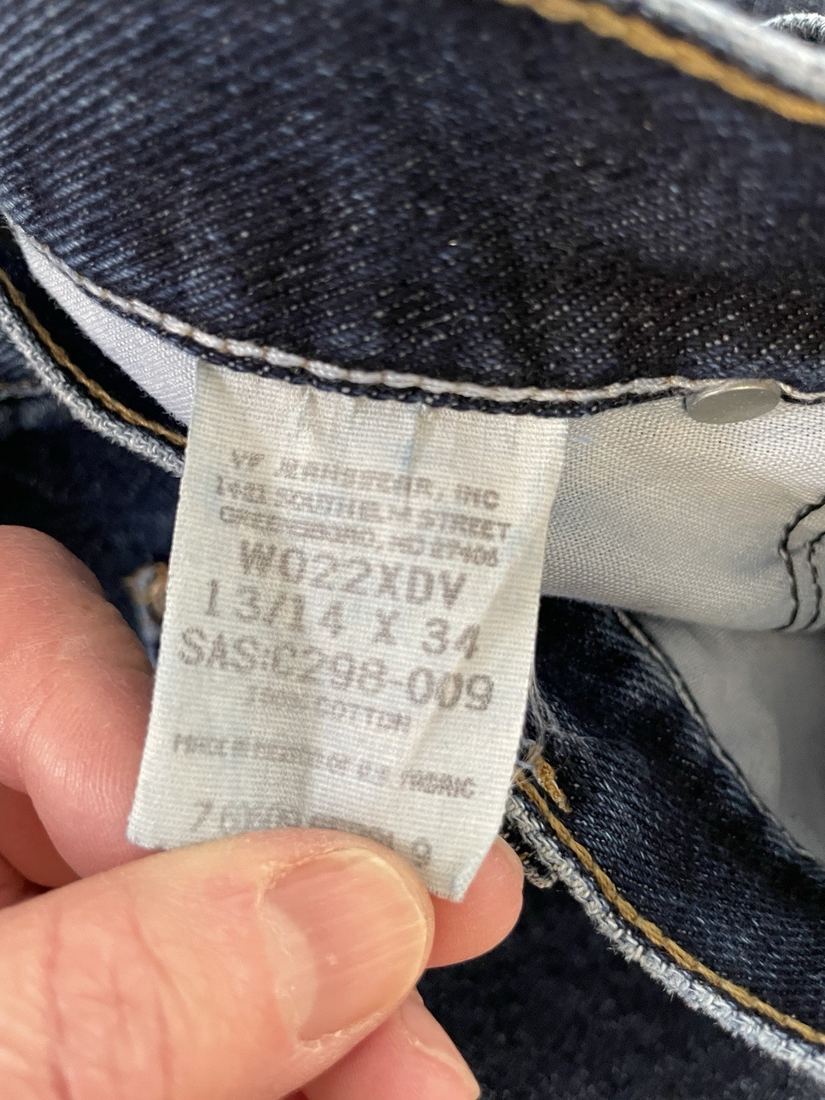 Vintage 1998 Wrangler 20X Rodeo Jeans Women’s Size 13/14×34 (see measurements)