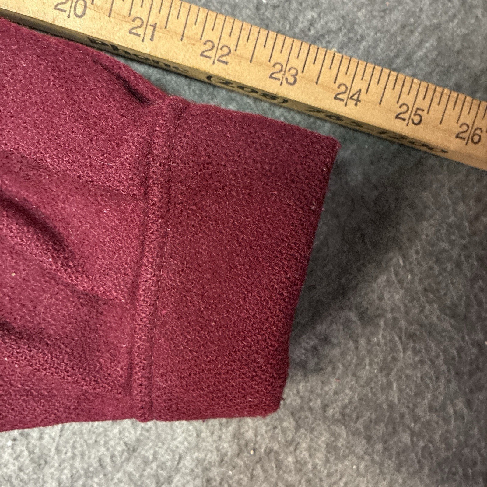 Vintage Donnybrook Women’s Wool Coat Size 14 Red USA Double Breasted 80’s 70’s