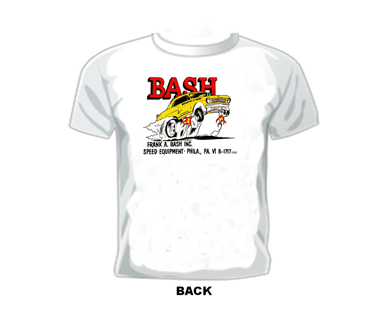 Vintage GASSER/DRAG/NASCAR/SPRINT/MIDGET RACE T-shirt BASH SPEED EQUIPMENT