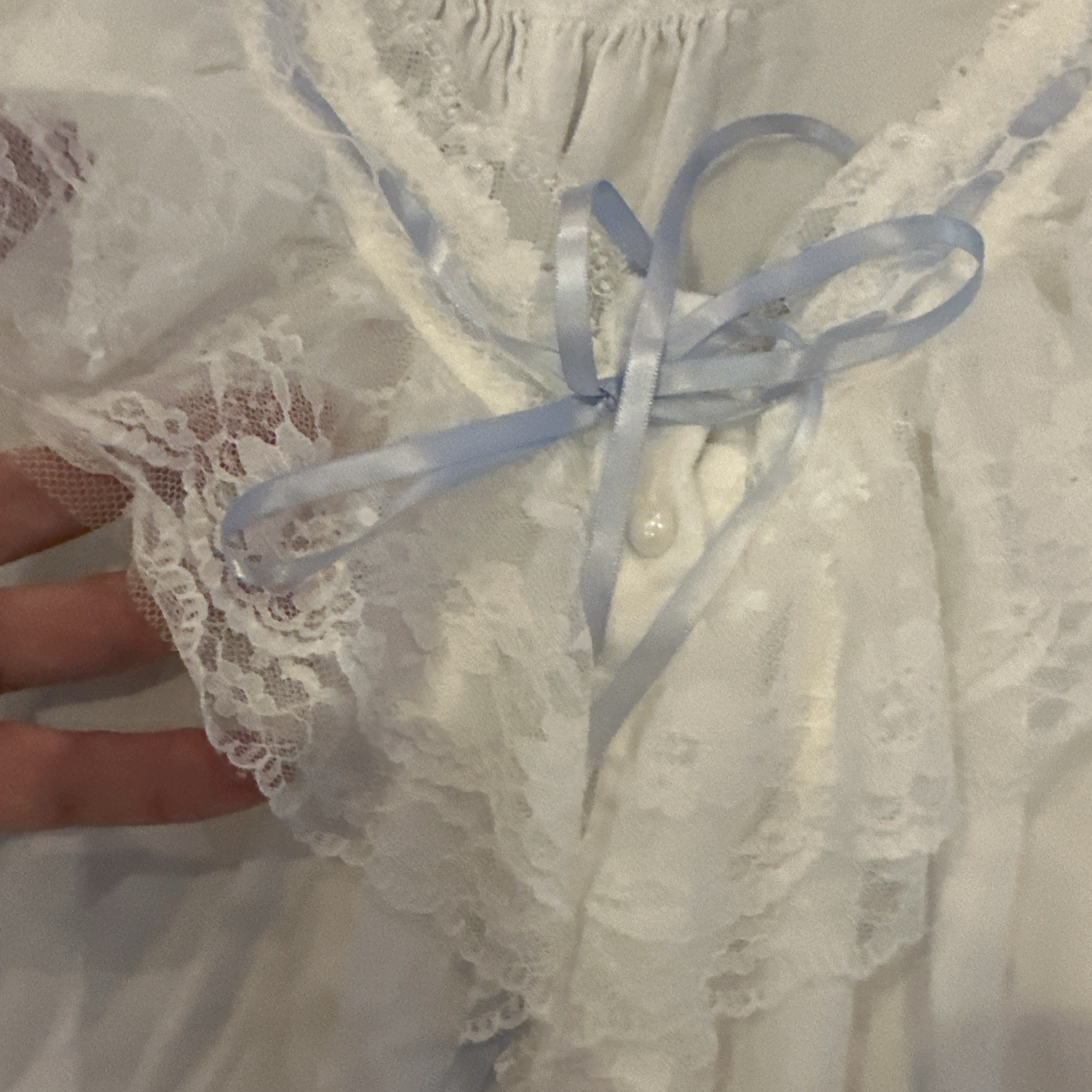 Women NIGHTGOWN 2x Romantic Cottage Core, wedding fabulous lace